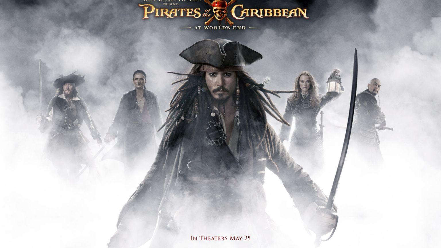 1536x864 Pirates Of The Caribbean Captain Jack Sparrow wallpaper in 1536x864 resolution