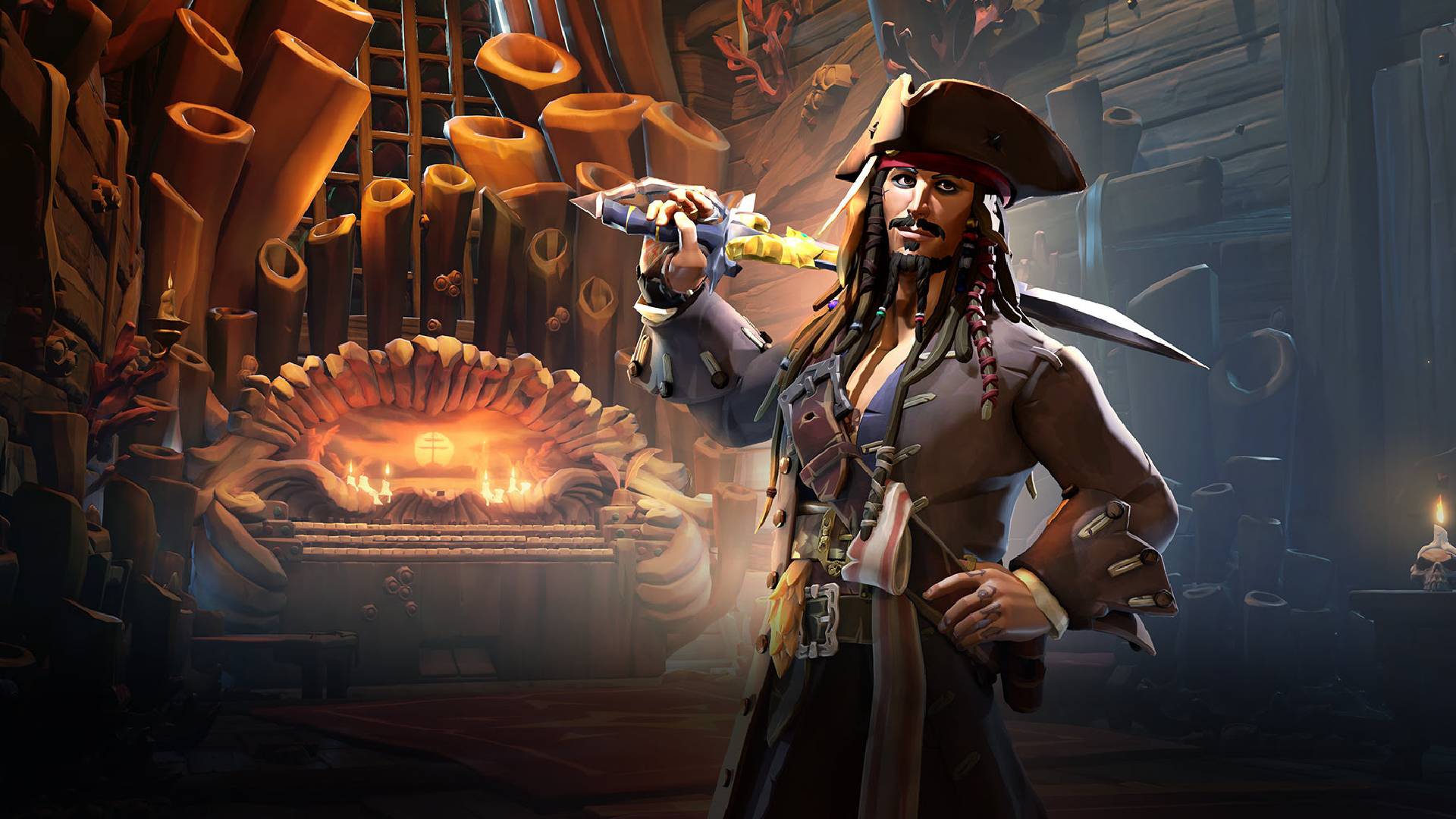 1920x1080 Jack Sparrow Sea of Thieves 1080P Laptop Full HD Wallpaper, HD Games 4K Wallpaper, Image, Photo and Background