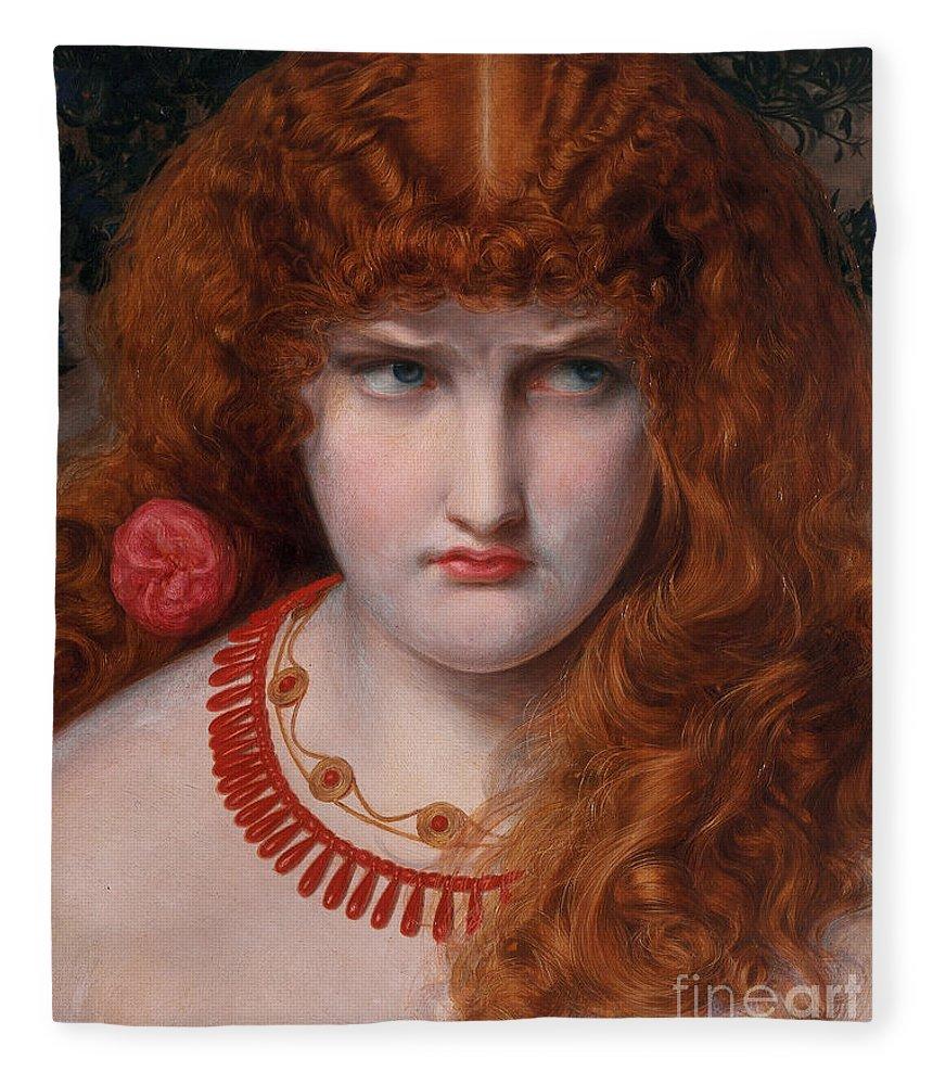 860x1000 Helen of Troy Fleece Blanket by Anthony Frederick Augustus Sandys. Fine Art America