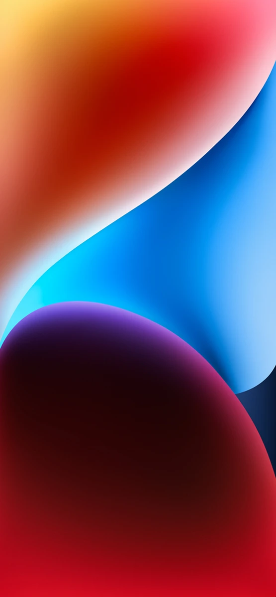 555x1200 iPhone 14 Pro Red Wallpaper