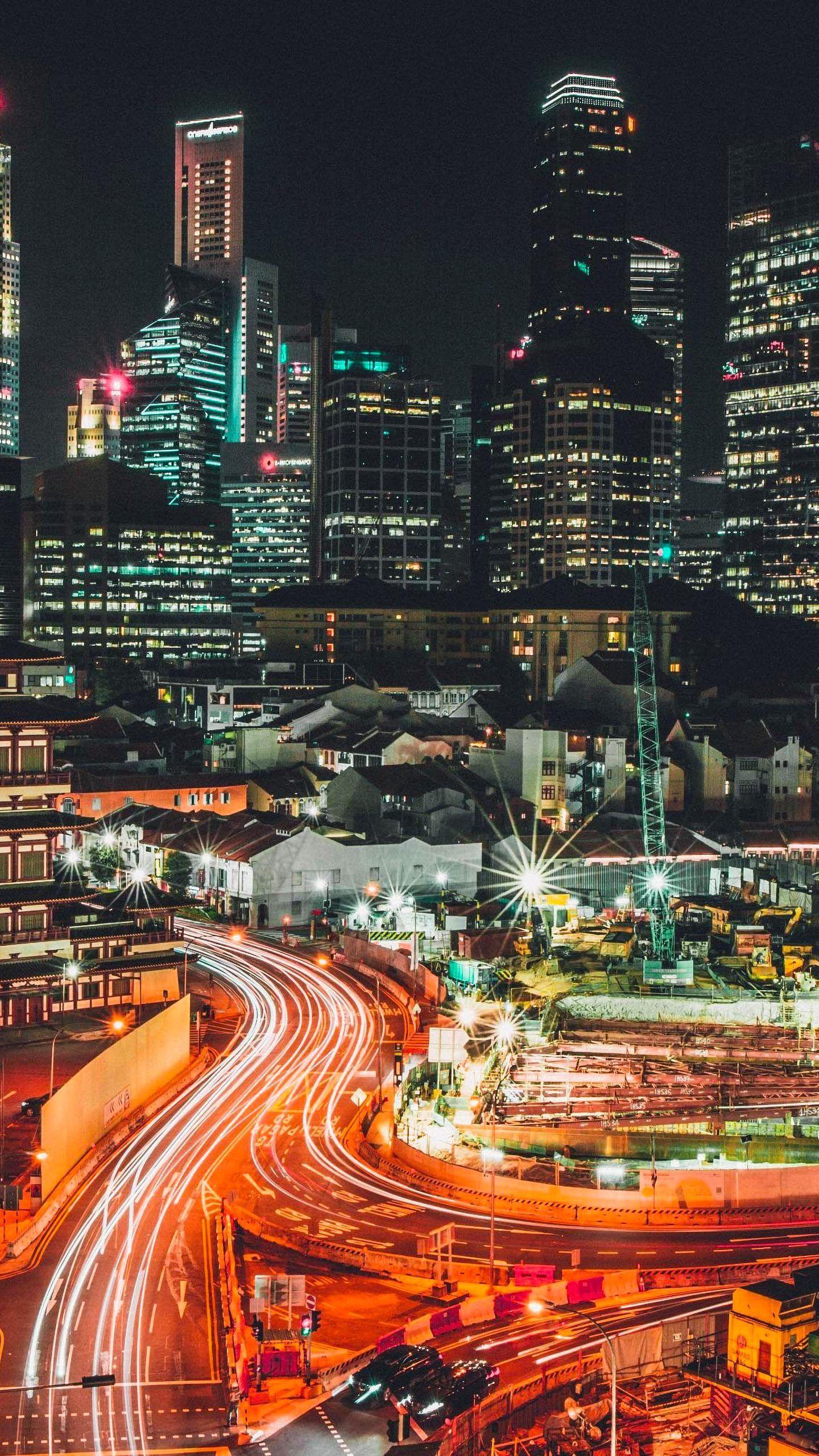 1440x2560 City Phone Wallpaper