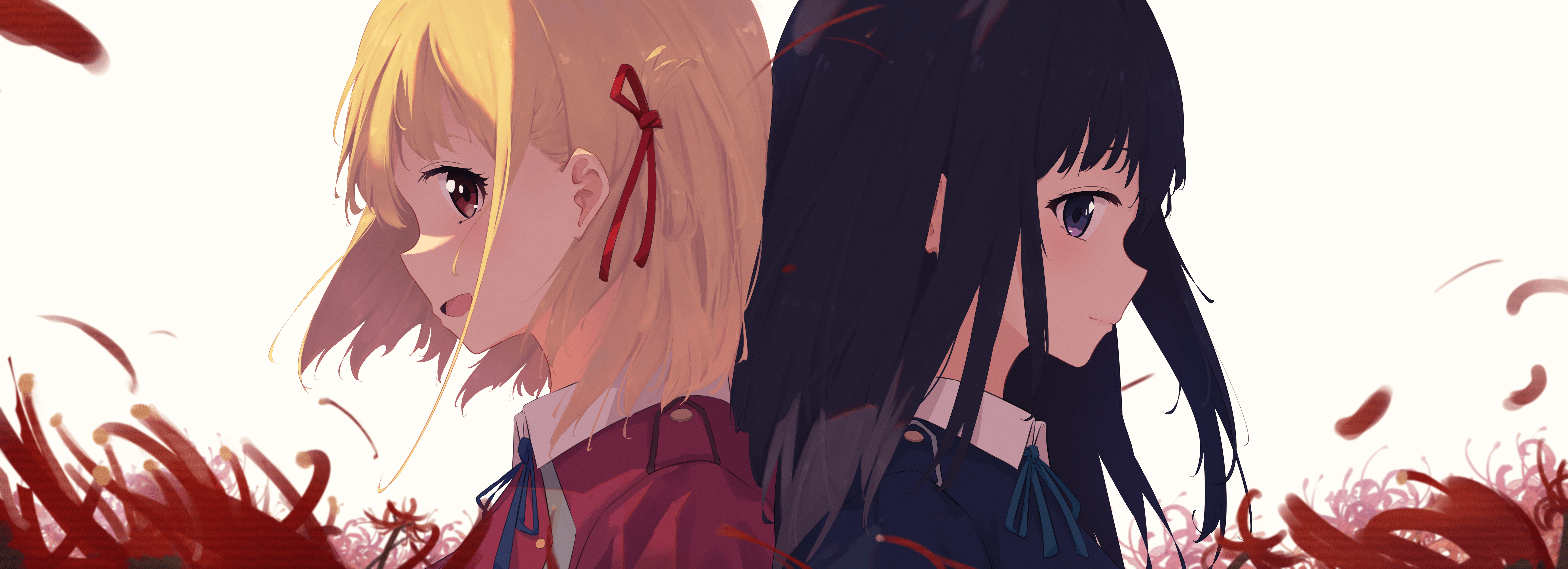 6433x2334 Lycoris Recoil HD Wallpaper and Background