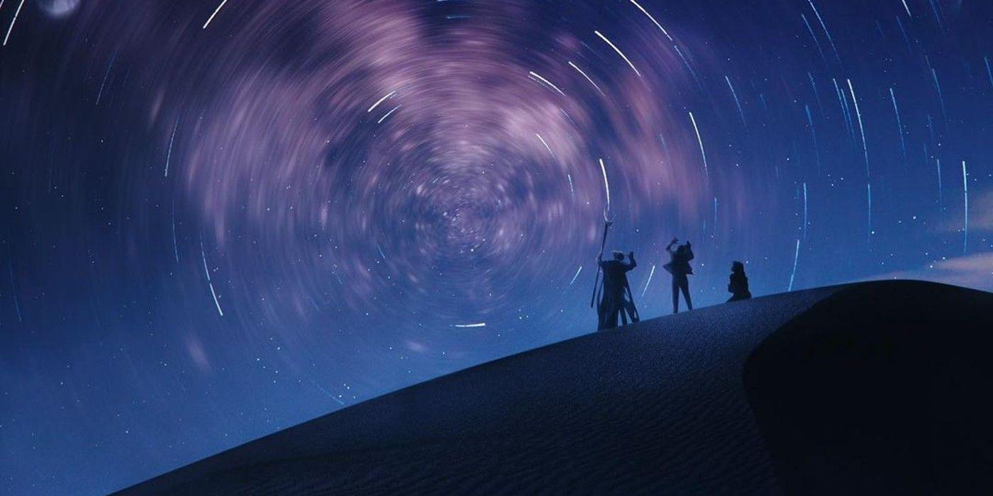 1400x700 Moon Knight Fan Poster Recreates Episode 3's Stunning Khonshu Scene