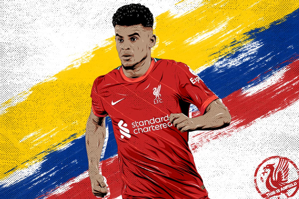 HD wallpaper: Luis Díaz, Football Player, Liverpool FC, Colombian