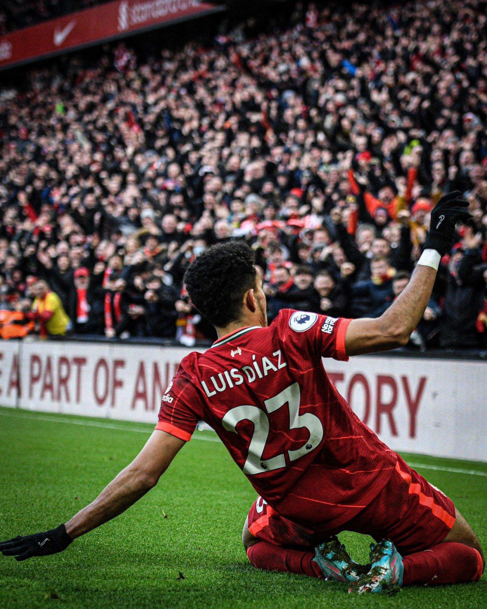 1638x2048 GOAL India Liverpool goal in front of the Kop for Luis Diaz ❤️