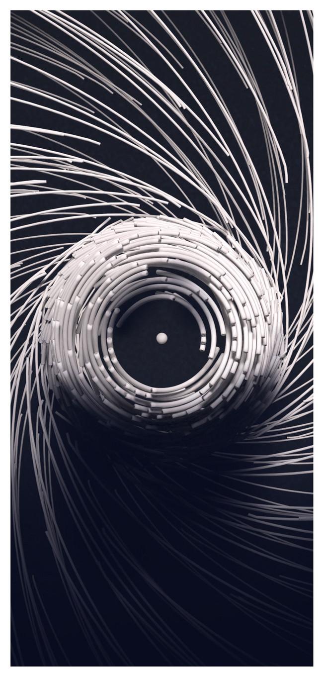 650x1361 Mobile Phone Wallpaper With Spiral Whirlpool Background Image Free Download