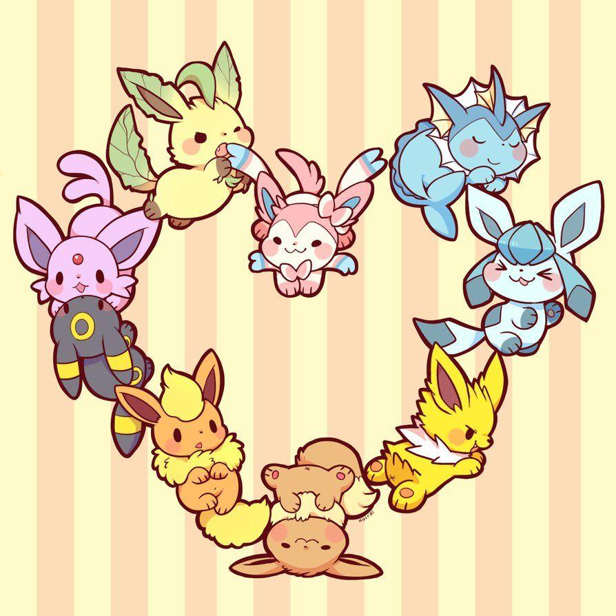 30+ Top For Kawaii Cute Eeveelutions Wallpaper - Lee Dii