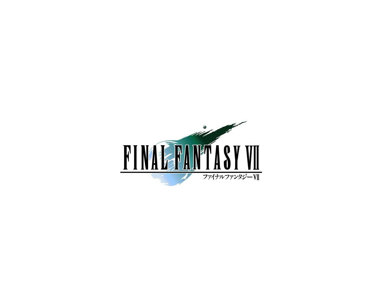 1280x1024 HD wallpaper: final fantasy final fantasy vii logos simple background Video Games Final Fantasy HD Art. Final fantasy vii, Final fantasy, Final fantasy vi