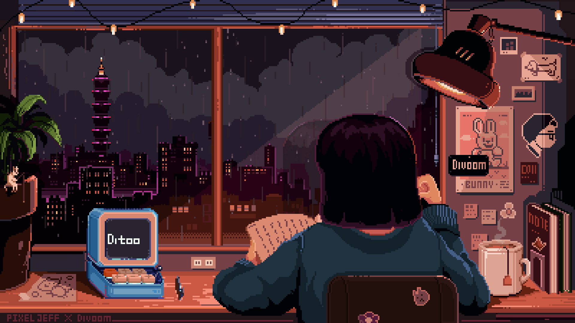 1920x1080 Pixel Jeff X Divoom