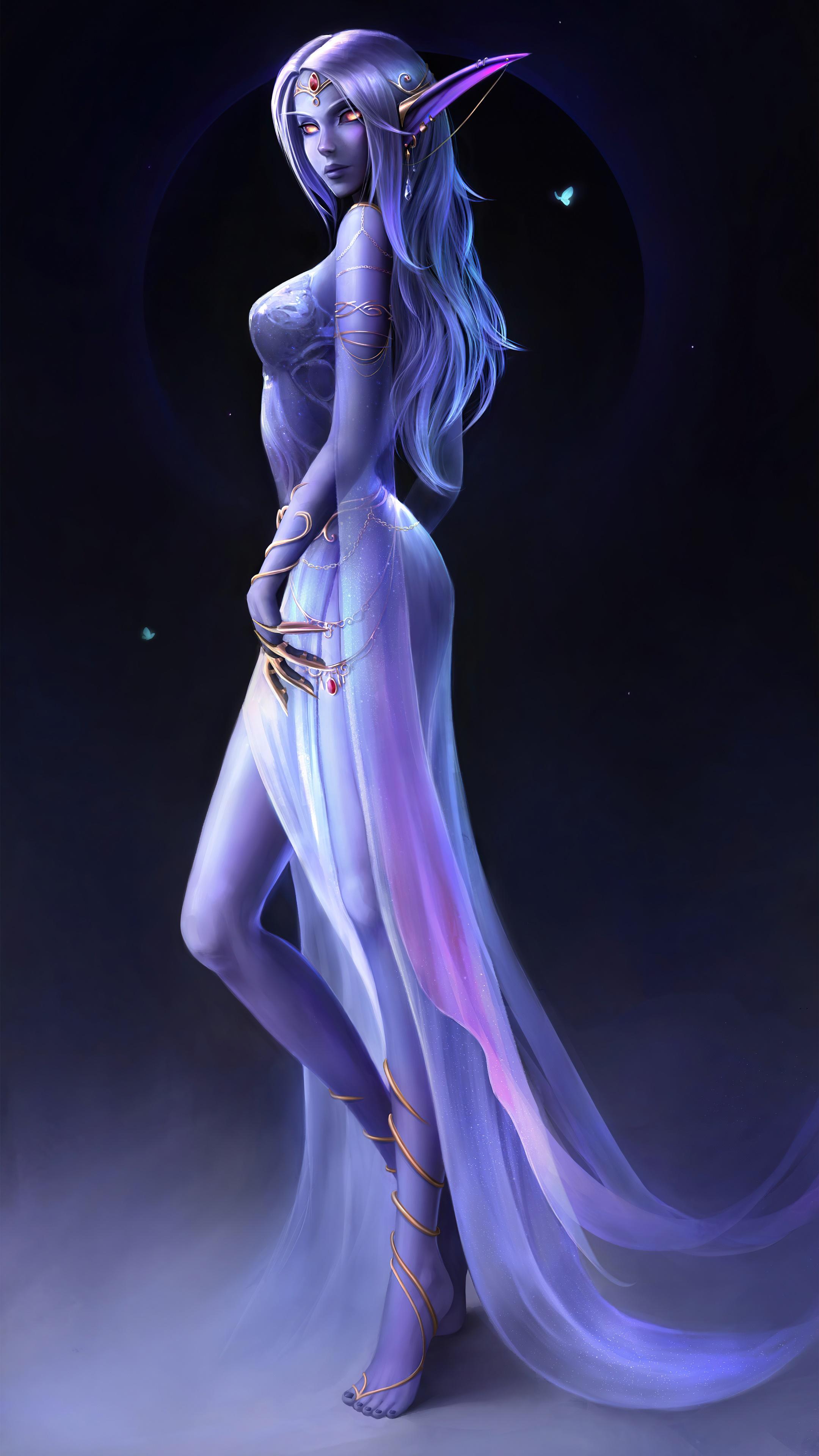 2160x3840 #elf, #fantasy girls, #artist, #artwork, #digital art, #hd, k phone wallpaper Gallery HD Wallpaper