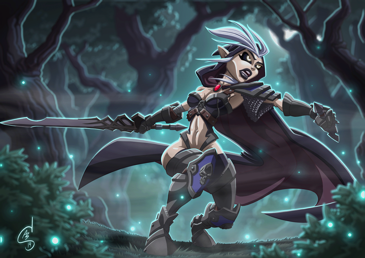1508x1066 DARK ELF, FOREST