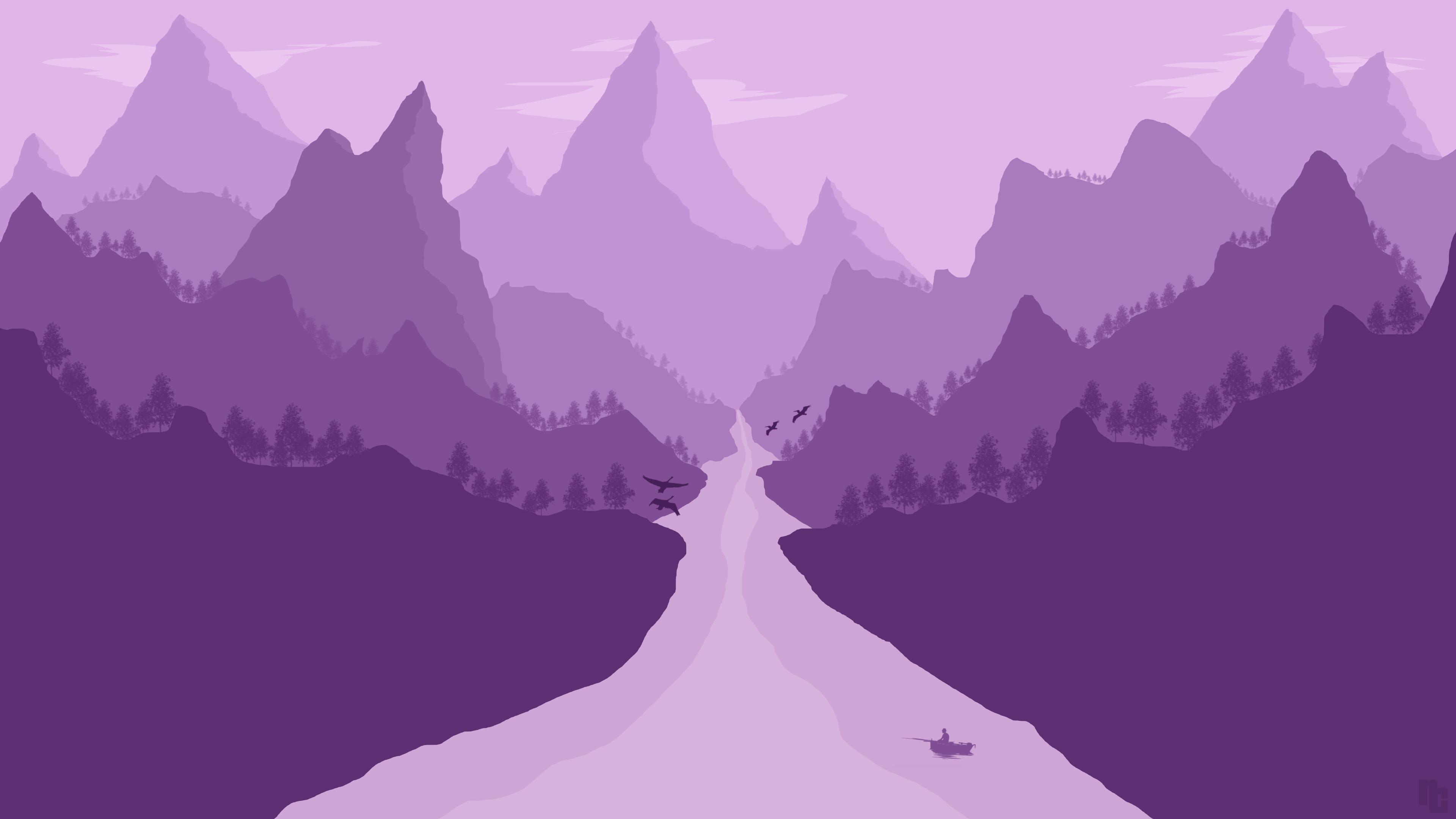 3840x2160 Artistic Mountain HD Wallpaper and Background