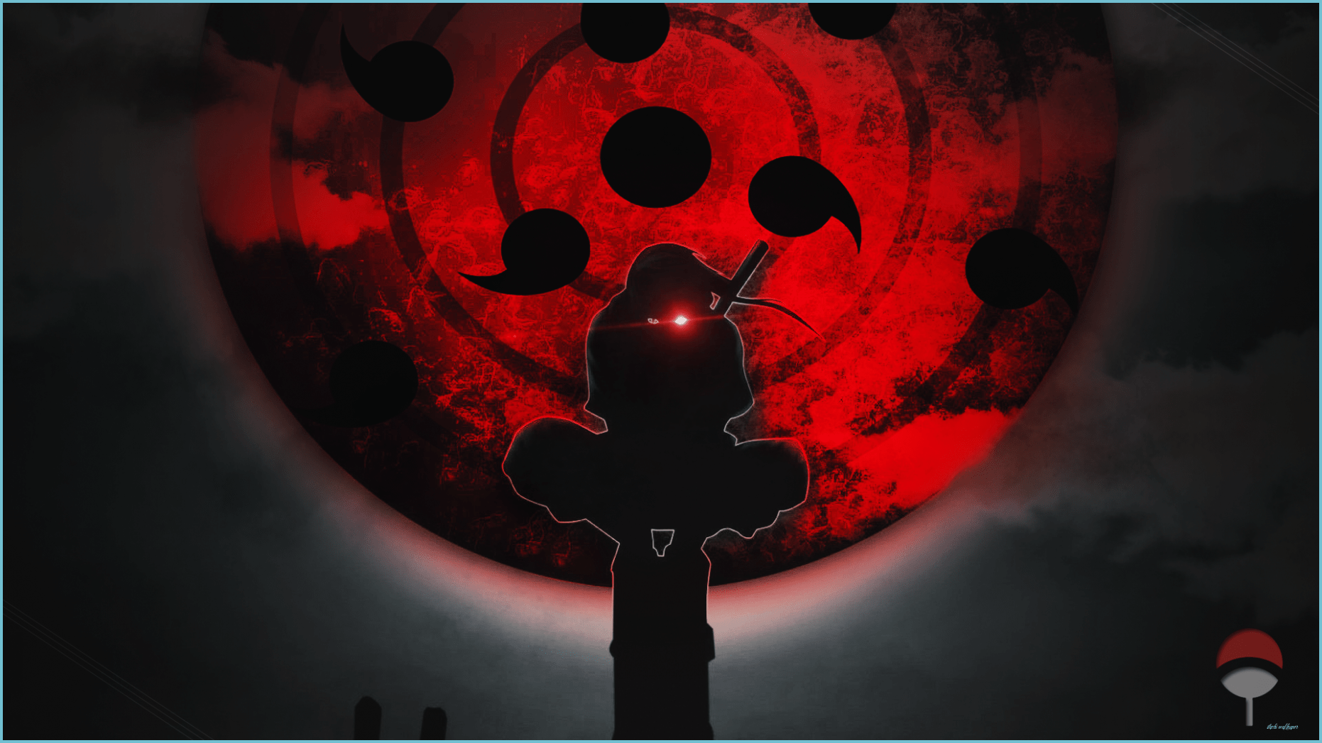 1862x1047 Itachi Laptop Aesthetic Wallpaper