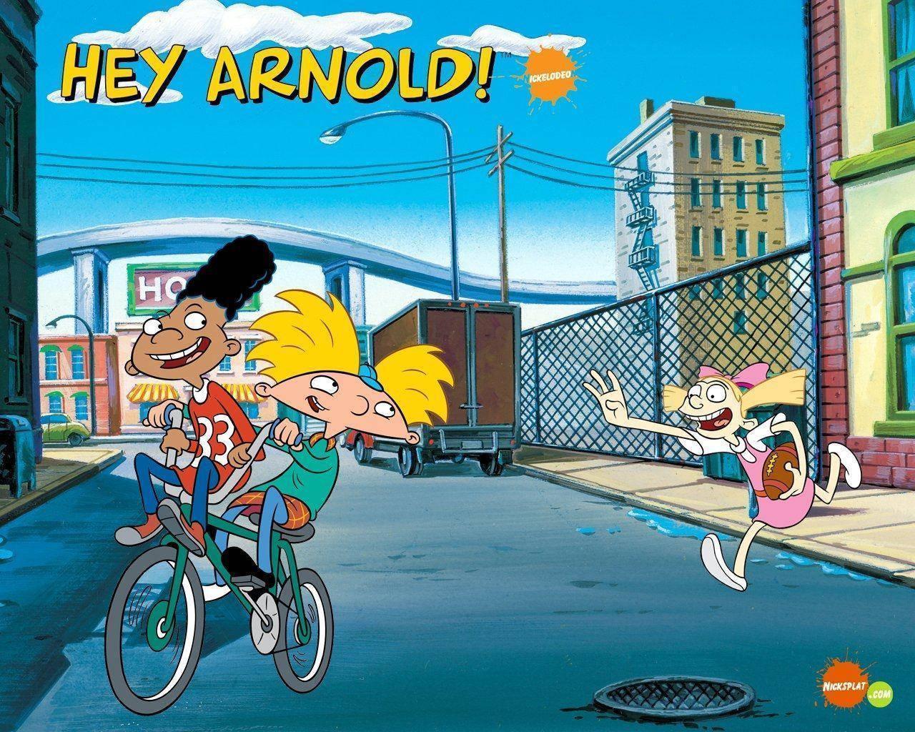 1280x1024 Download Hey Arnold Helga Gerald Wallpaper