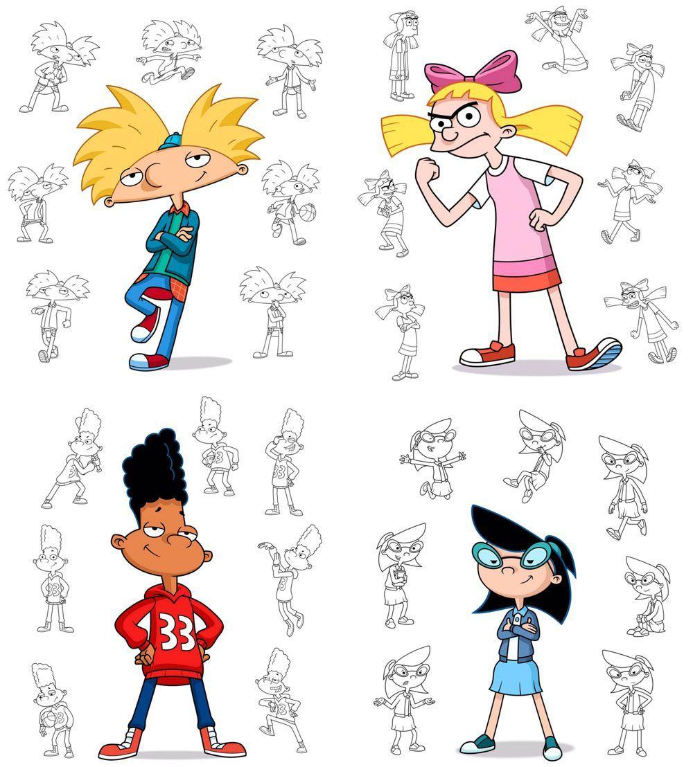 1000x1108 Arnold, Helga, & Gerald Look Kind of Different in These New Hey Arnold! Movie Pics, Don't They?. Hey arnold movie, Hey arnold, Arnold cartoon