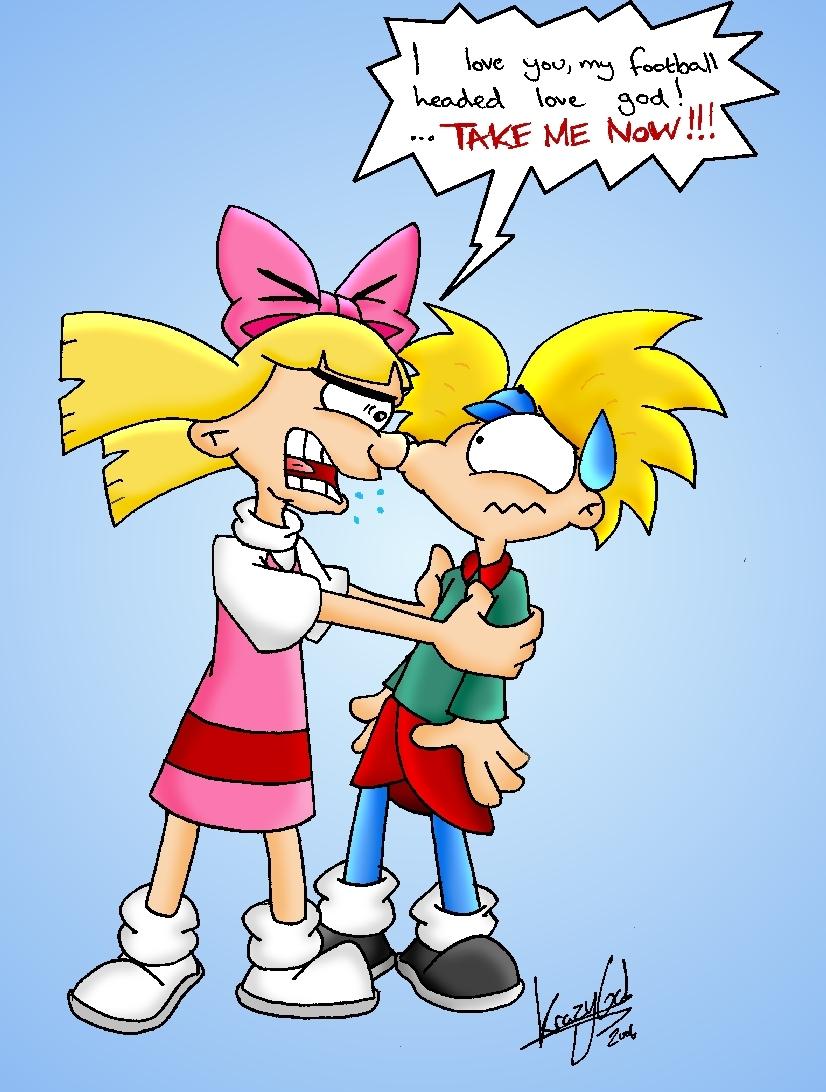 826x1092 Hey Arnold Me and Helga Fan Art