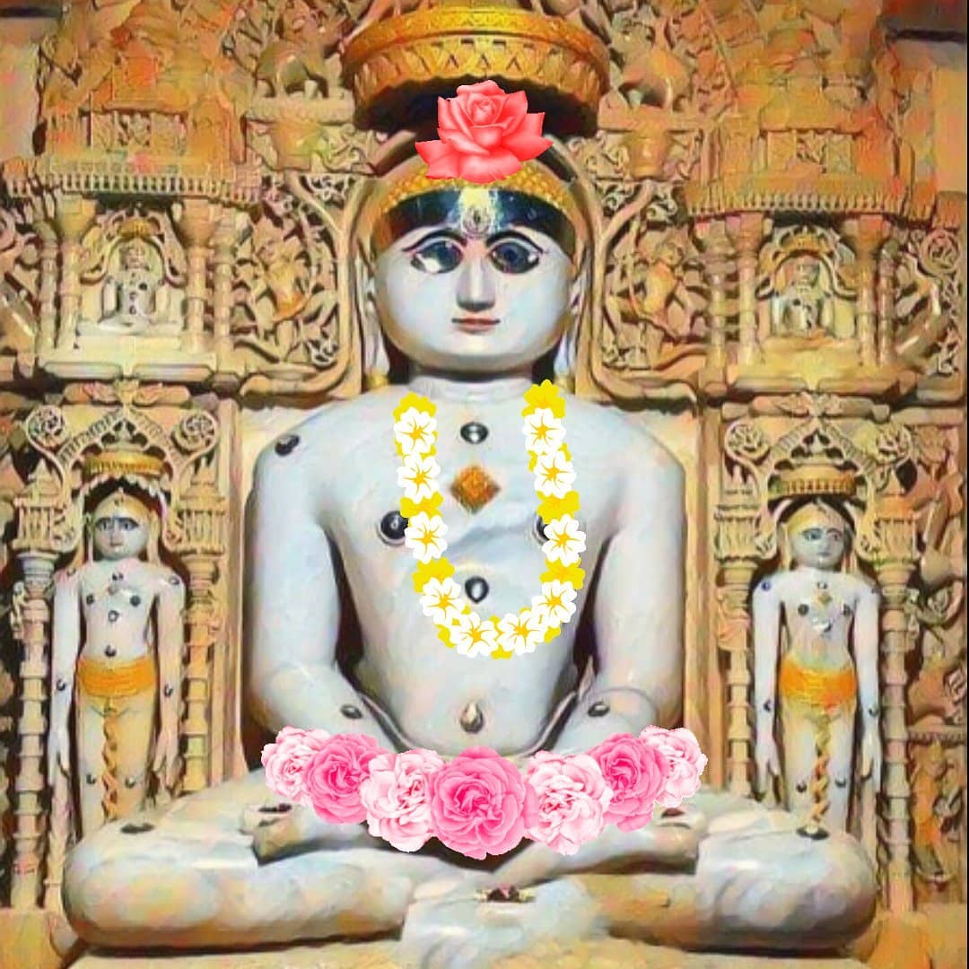 1080x1080 Mahavir Swami Image Photo Wallpaper Picture HD Quality