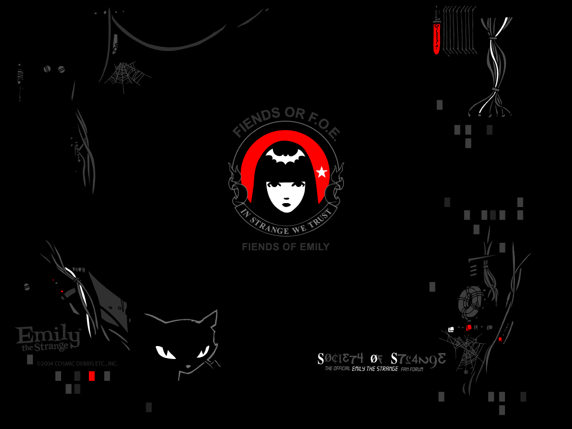 1152x864 Emily The Strange Wallpaper