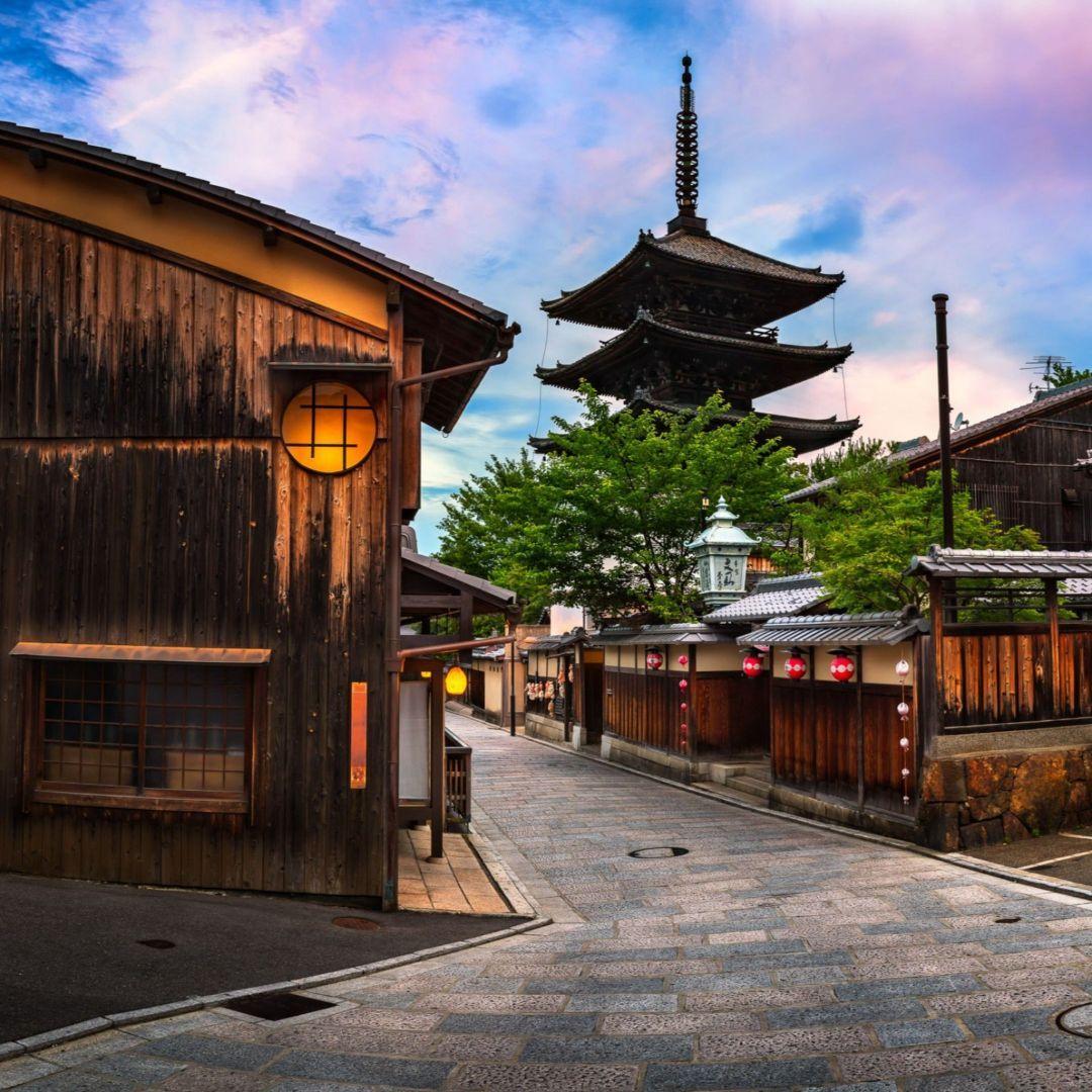 1080x1080 Kyoto 4k Wallpaper