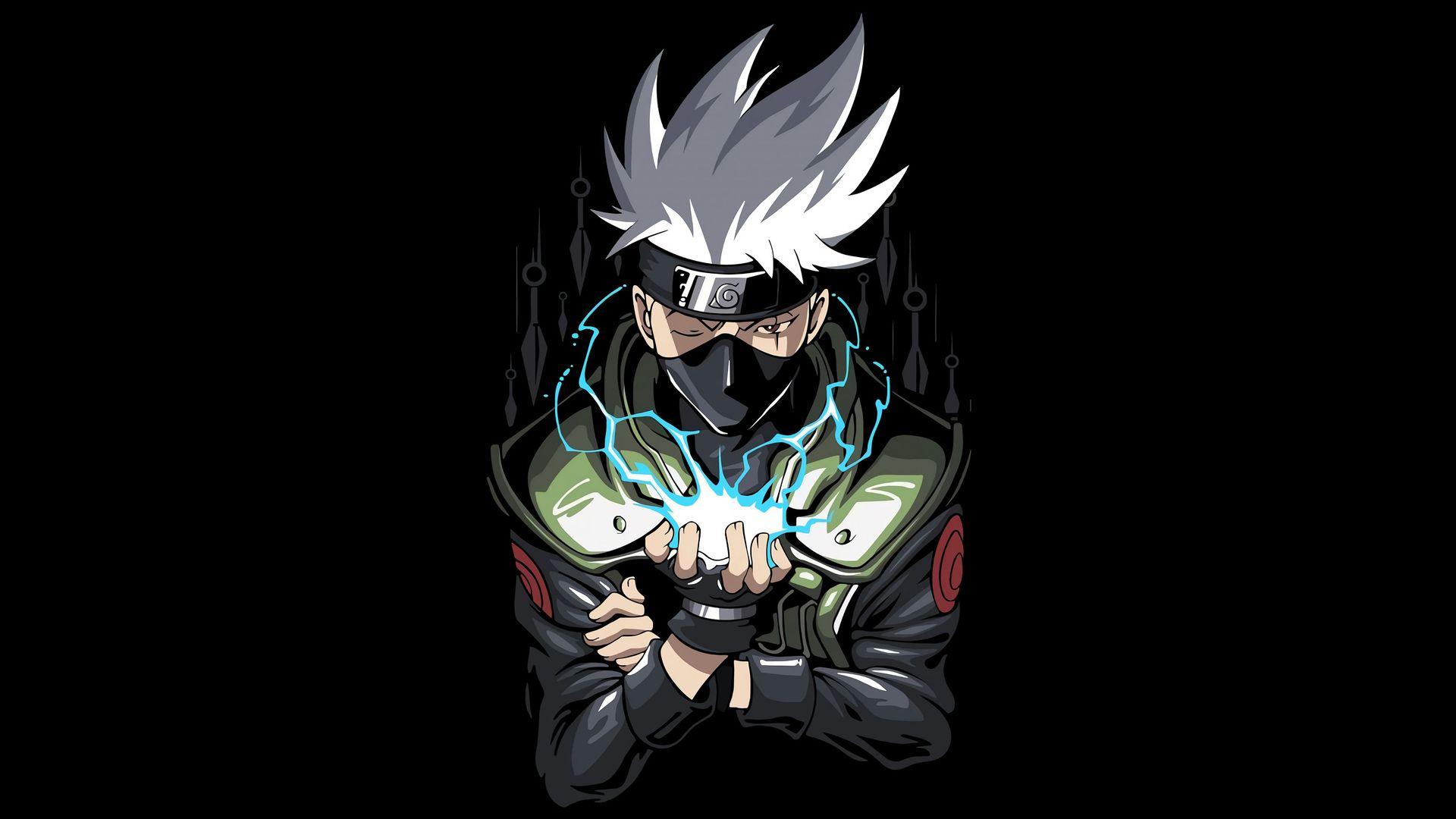 1920x1080 Kakashi Hatake HD Naruto Dark Black Art Wallpaper, HD Artist 4K Wallpaper, Image, Photo and Background Den. Naruto, Naruto wallpaper, Kakashi hatake