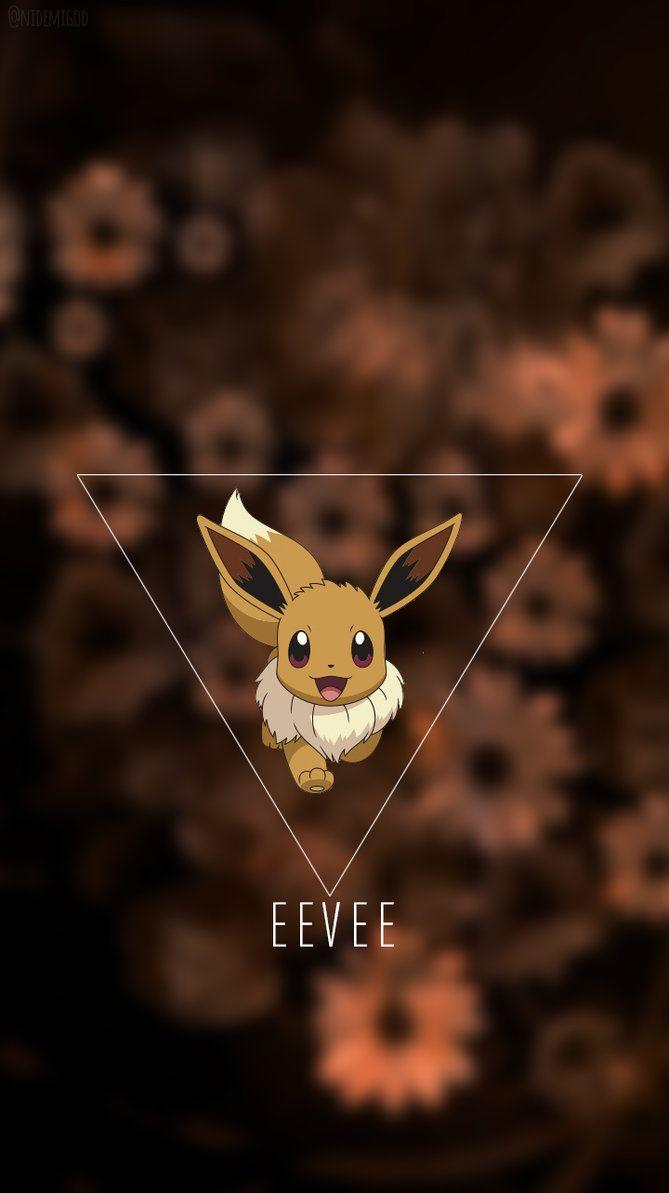 669x1193 Wallpaper Eevee + Evolutions