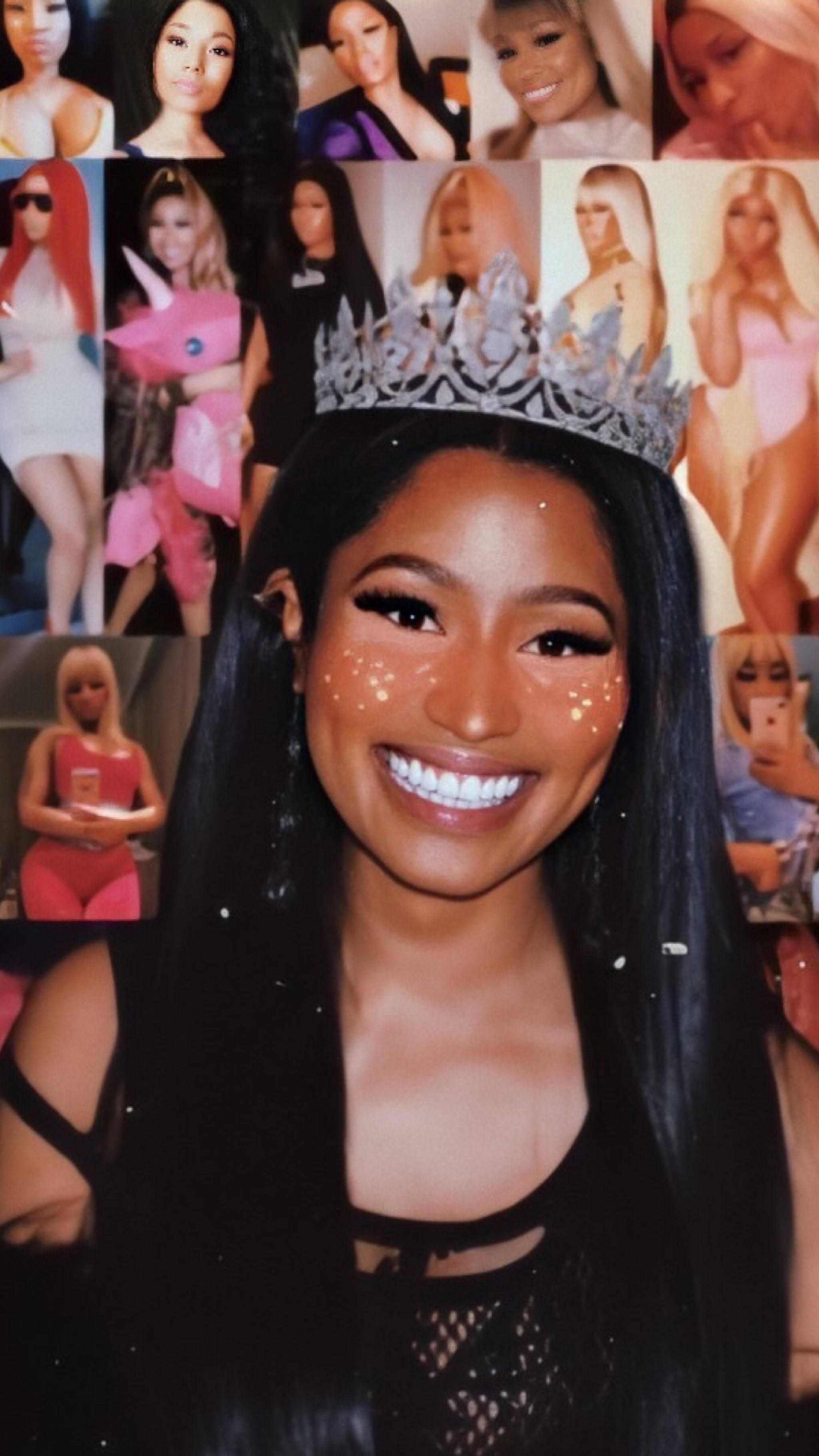 2048x3638 Download Nicki Minaj With Crown Wallpaper