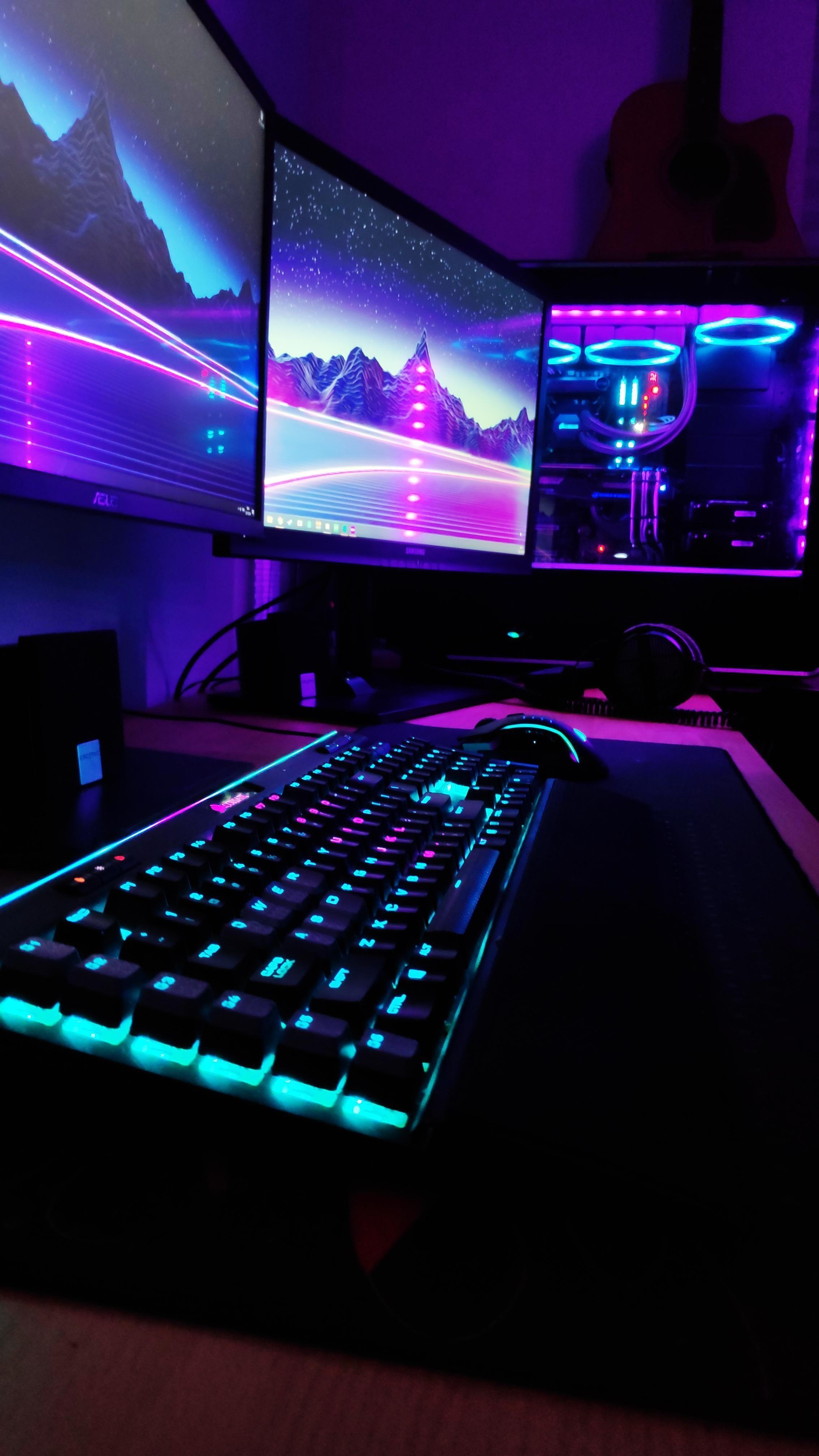 PC Setup Wallpapers Top Free PC Setup Backgrounds WallpaperAccess