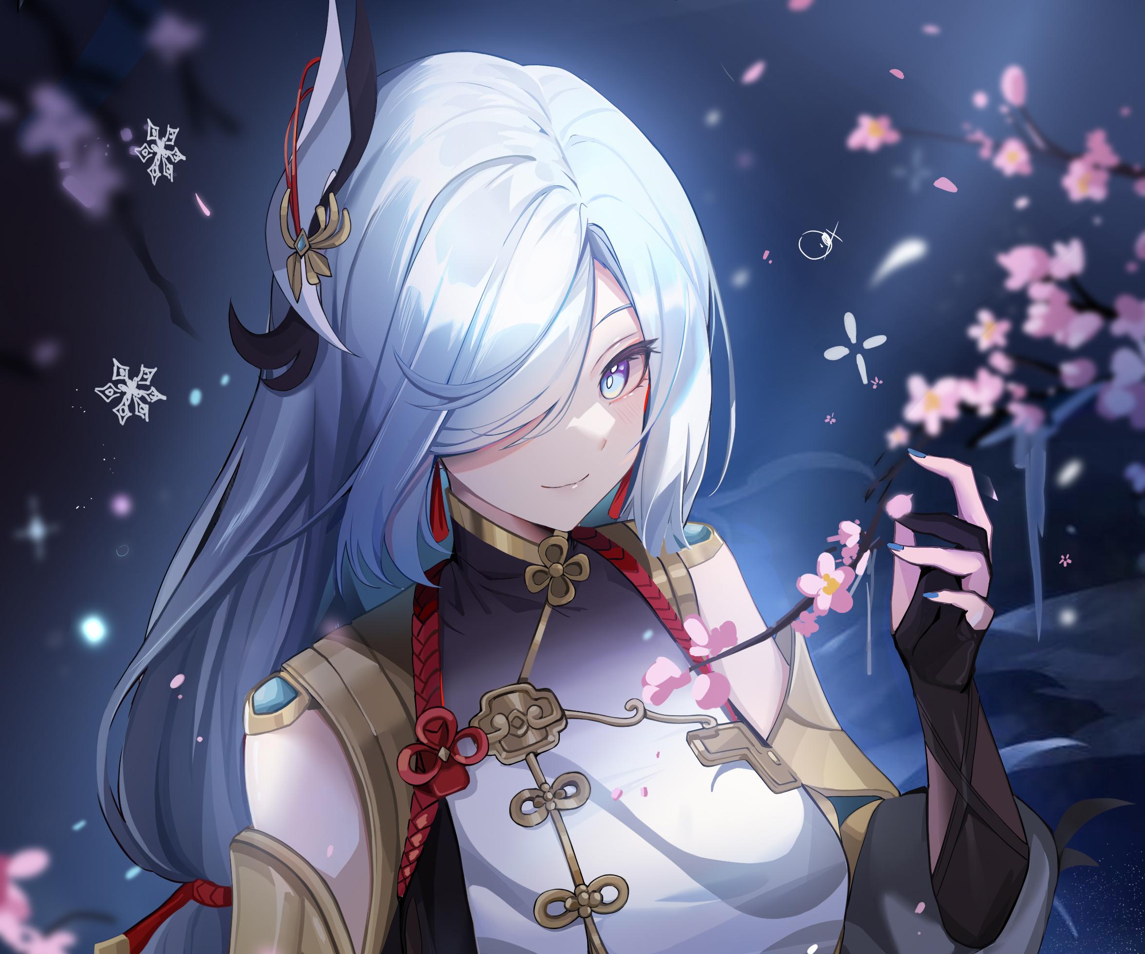 2350x1958 Shenhe (Genshin Impact) HD Wallpaper and Background