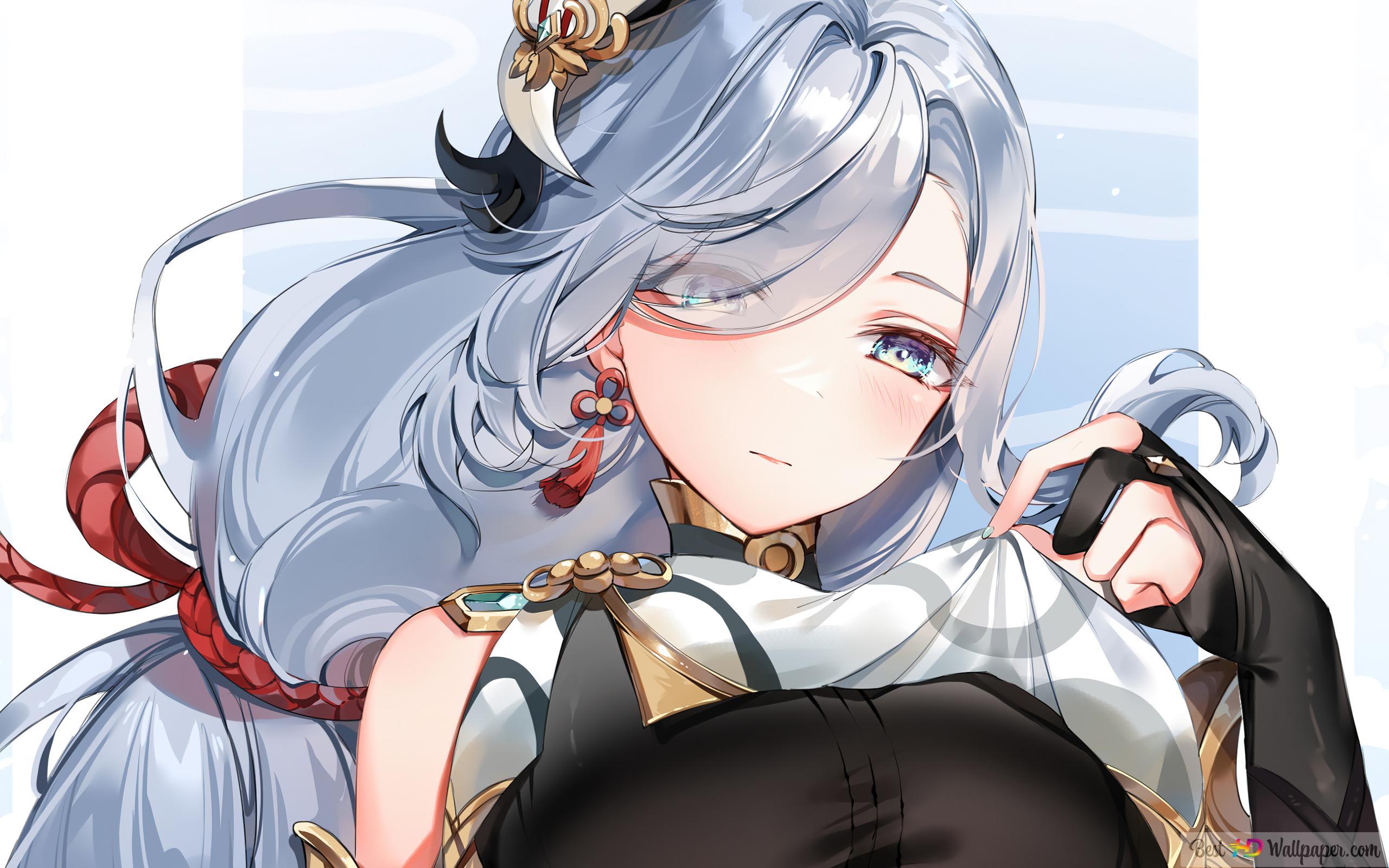2560x1600 Immortal Crane 'Shenhe'. Genshin Impact (Anime Video Game) HD wallpaper download
