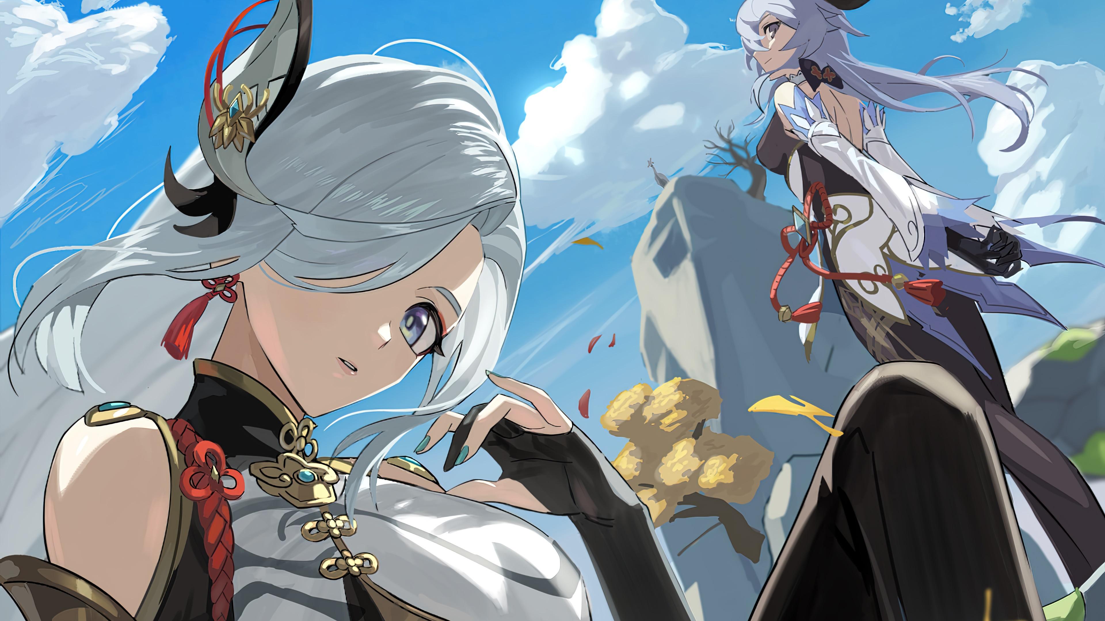 3840x2160 genshin impact, game, shenhe, 4k desktop wallpaper Gallery HD Wallpaper