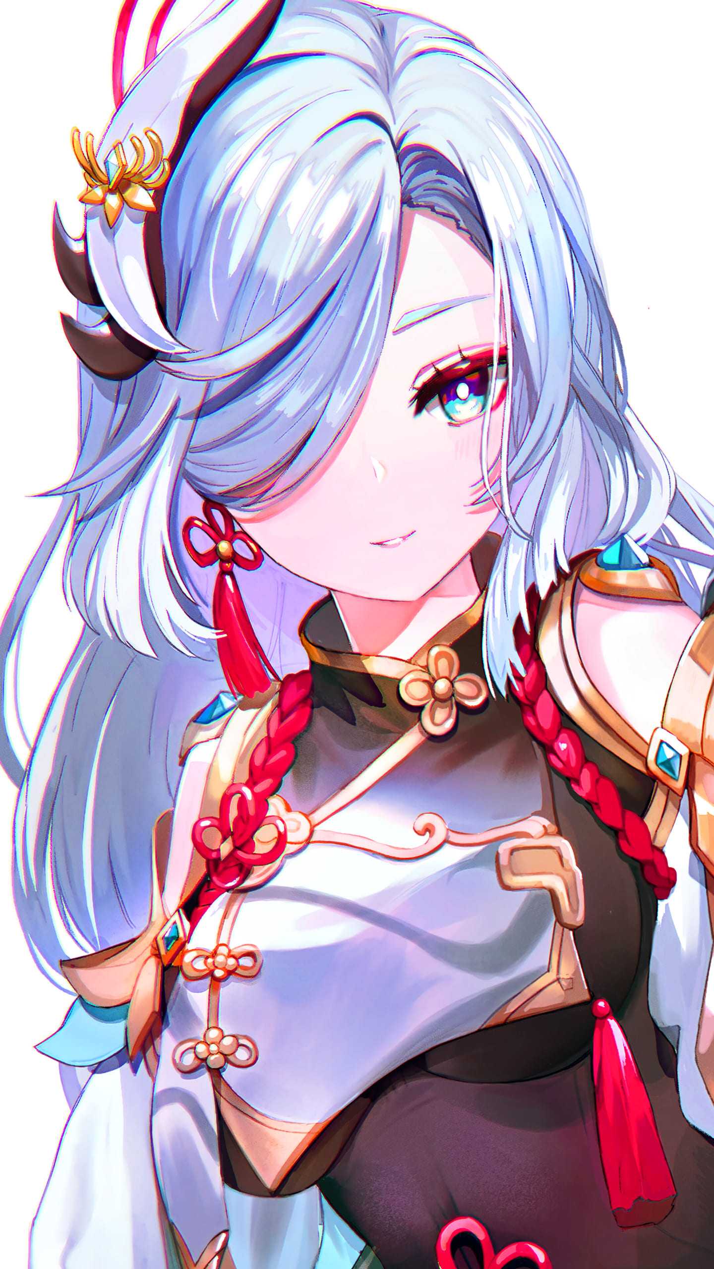 1440x2560 Shenhe Genshin Impact Wallpaper
