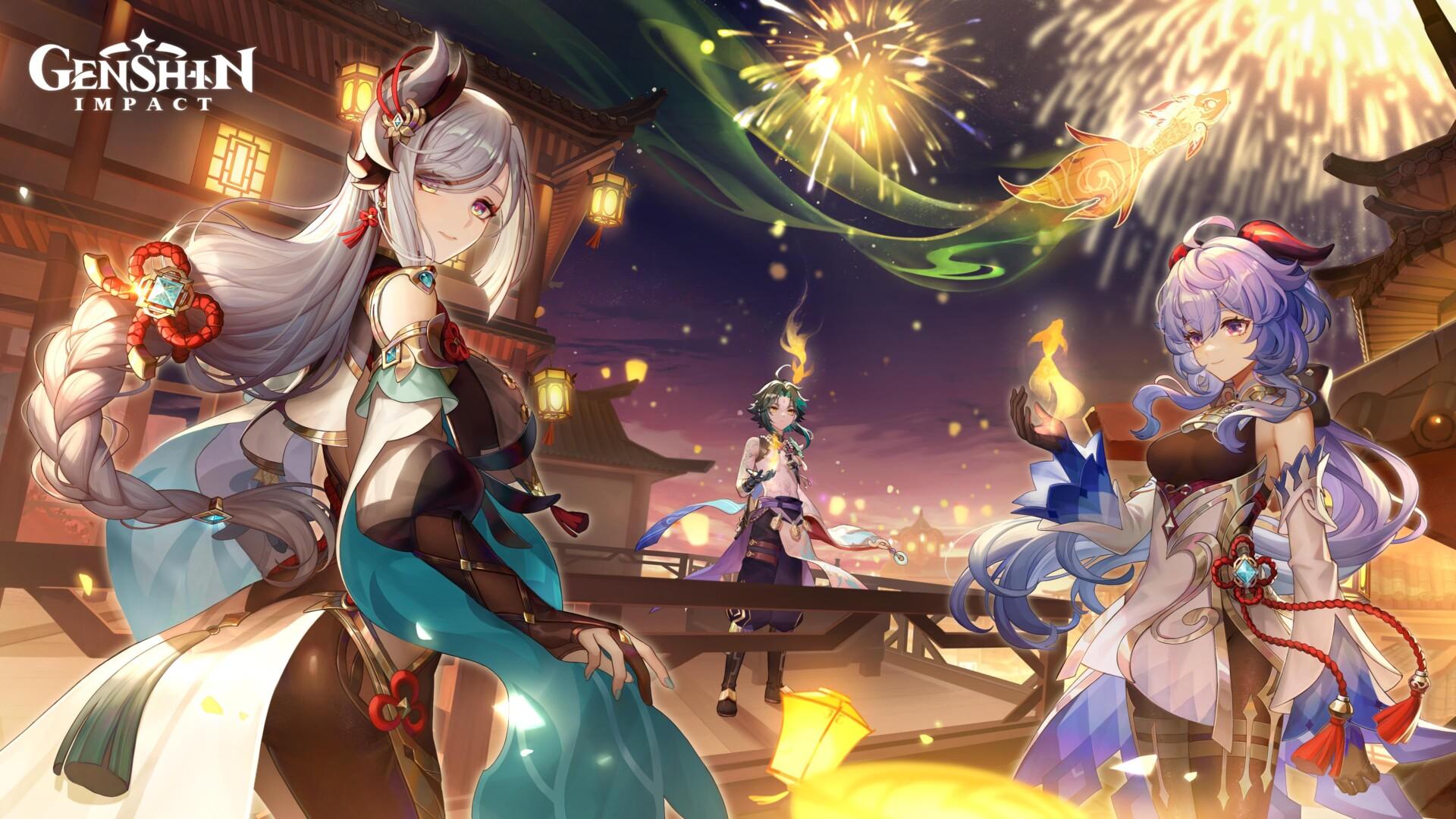 1920x1080 Genshin Impact version 2.4 adds Shenhe, Yun Jin, Enkanomiya, and more