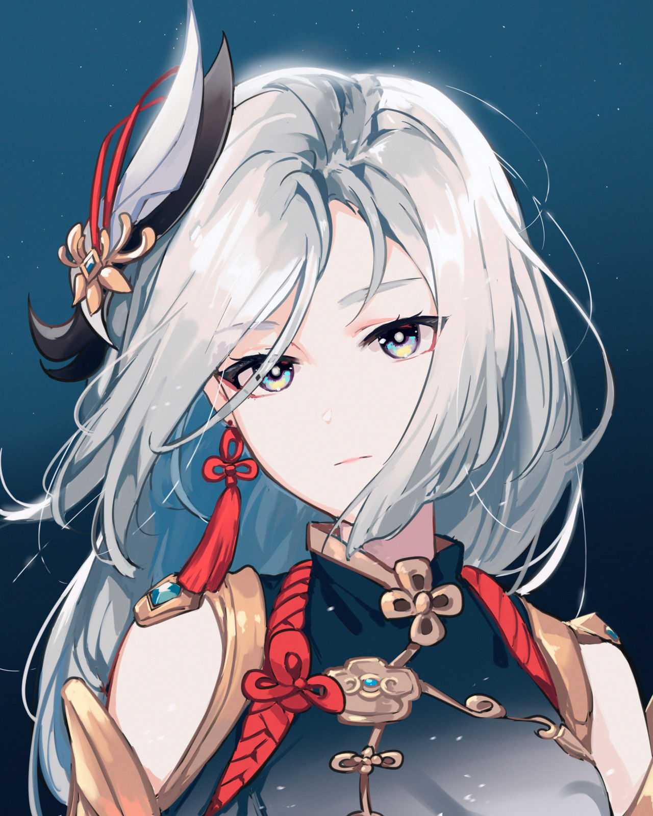 1280x1600 Shenhe Wallpaper
