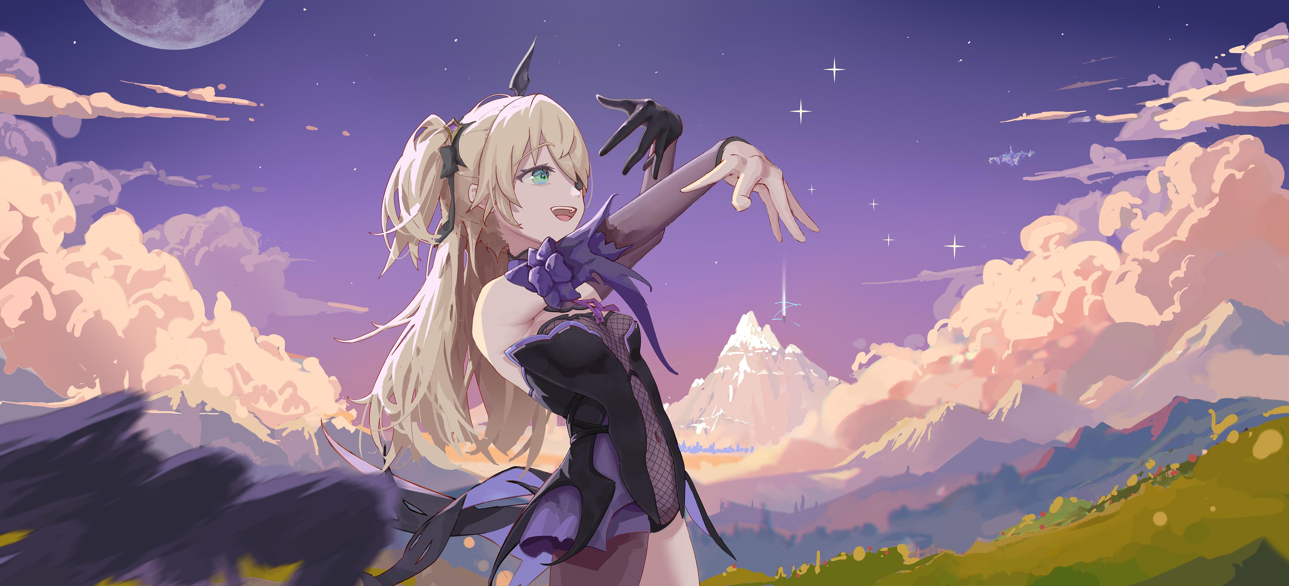 4397x2000 Fischl (Genshin Impact) HD Wallpaper and Background