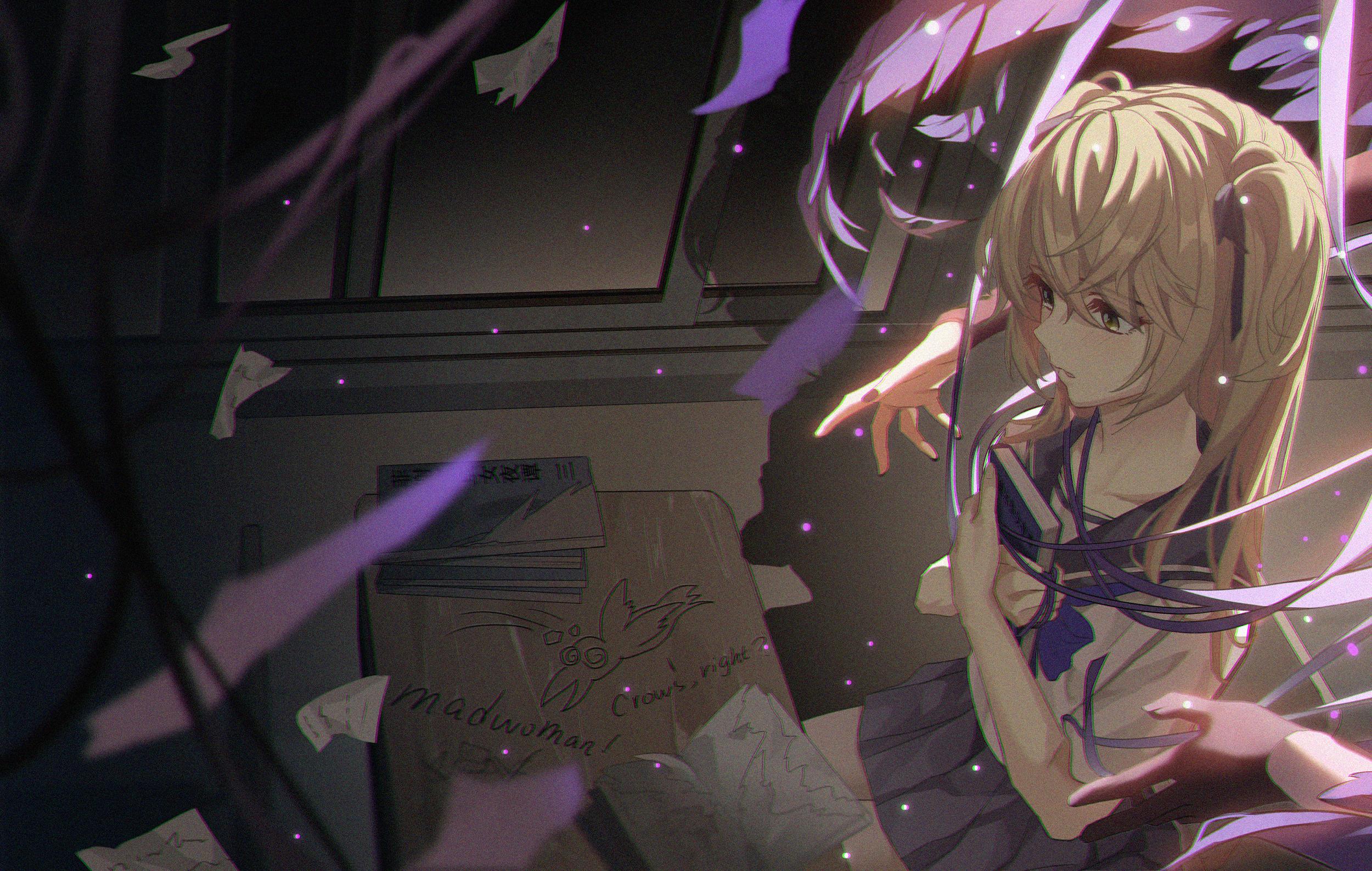 2500x1588 Fischl (Genshin Impact) HD Wallpaper and Background