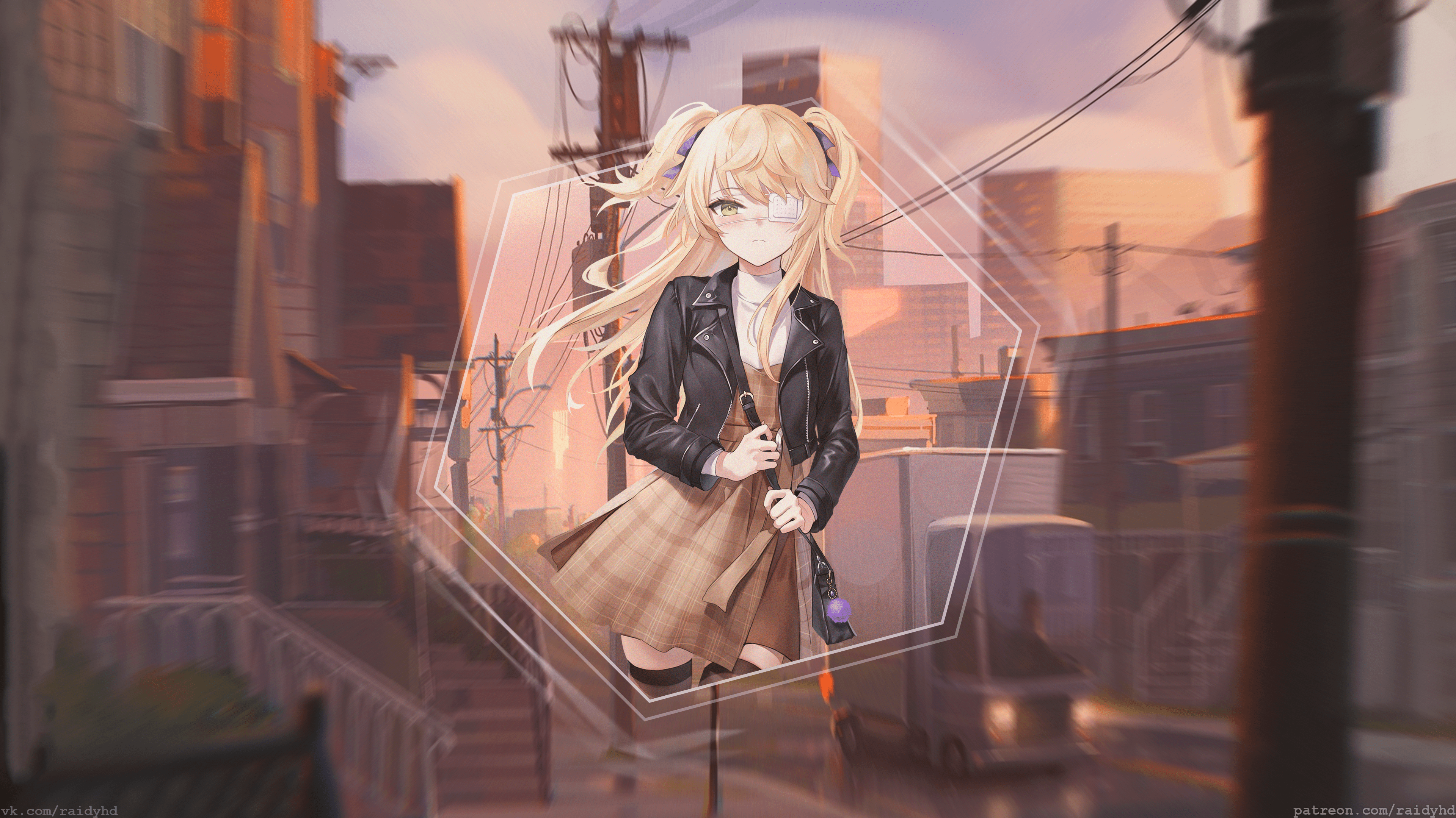 3840x2160 4K, Anime Girls, Picture In Picture, Anime, Genshin Impact, Fischl (Genshin Impact) Gallery HD Wallpaper