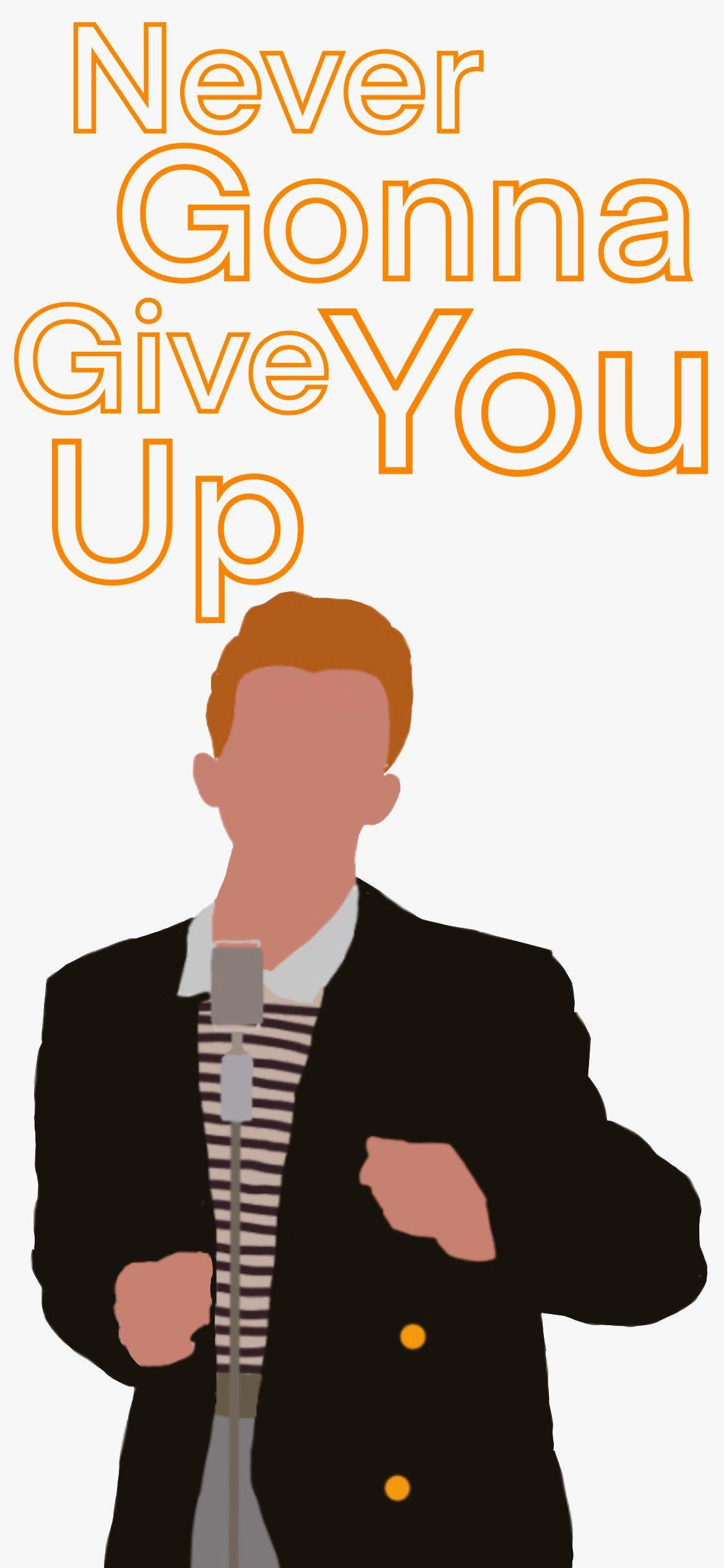 Instant Download Rick Astley Rick Roll Greeting Card 