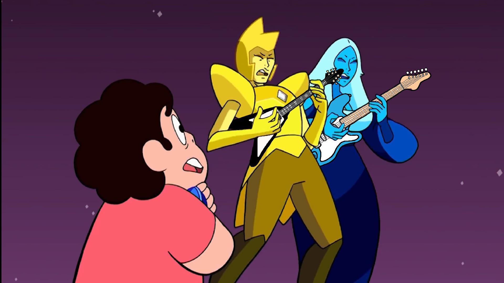 1920x1080 Yellow Diamond and Blue Diamond in: The Pick of Destiny