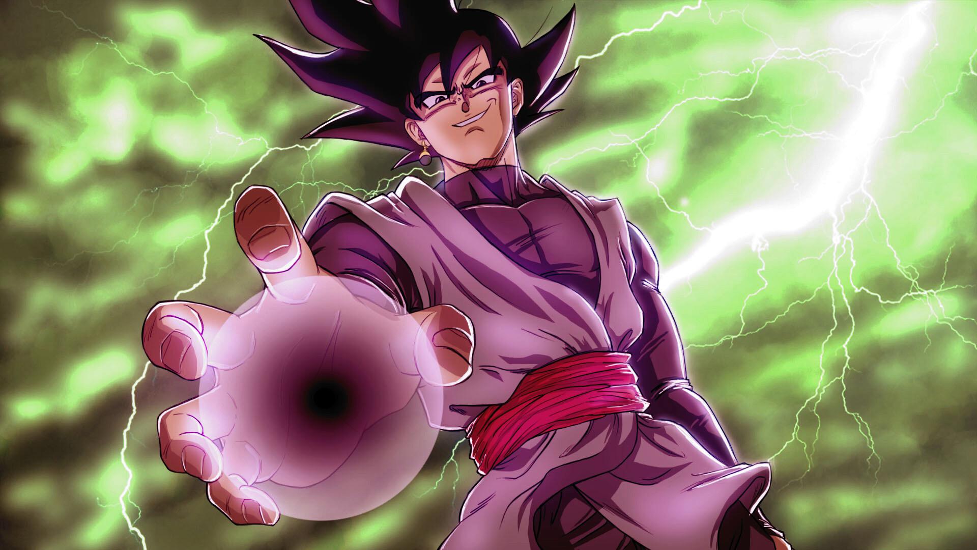 1920x1080 FanArt. Black Goku. Dragon Ball Super
