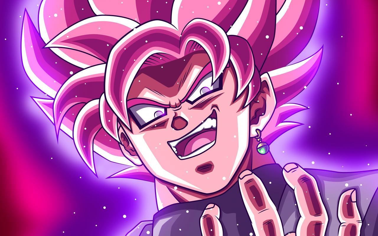 1280x800 Download black goku, dragon ball, anime, smile 1280x800 wallpaper, full hd, hdtv, fhd, 1080p, widescreen 1280x800 HD image, background, 6345