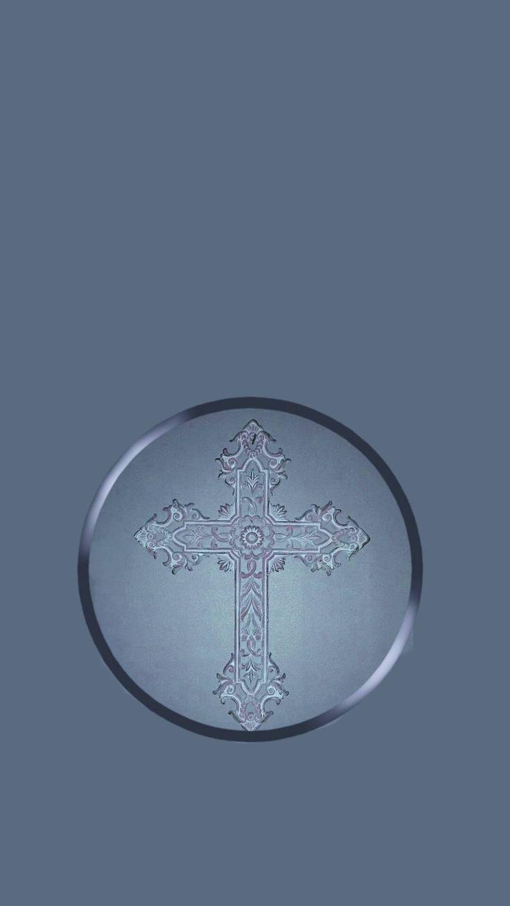 736x1308 A Silverblue Cross 2. Cross wallpaper, Cross art, Art