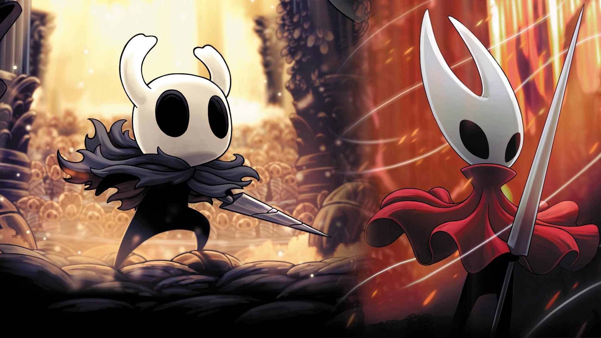 1920x1080 Another desktop wallpaper (Silksong and Godmaster art)