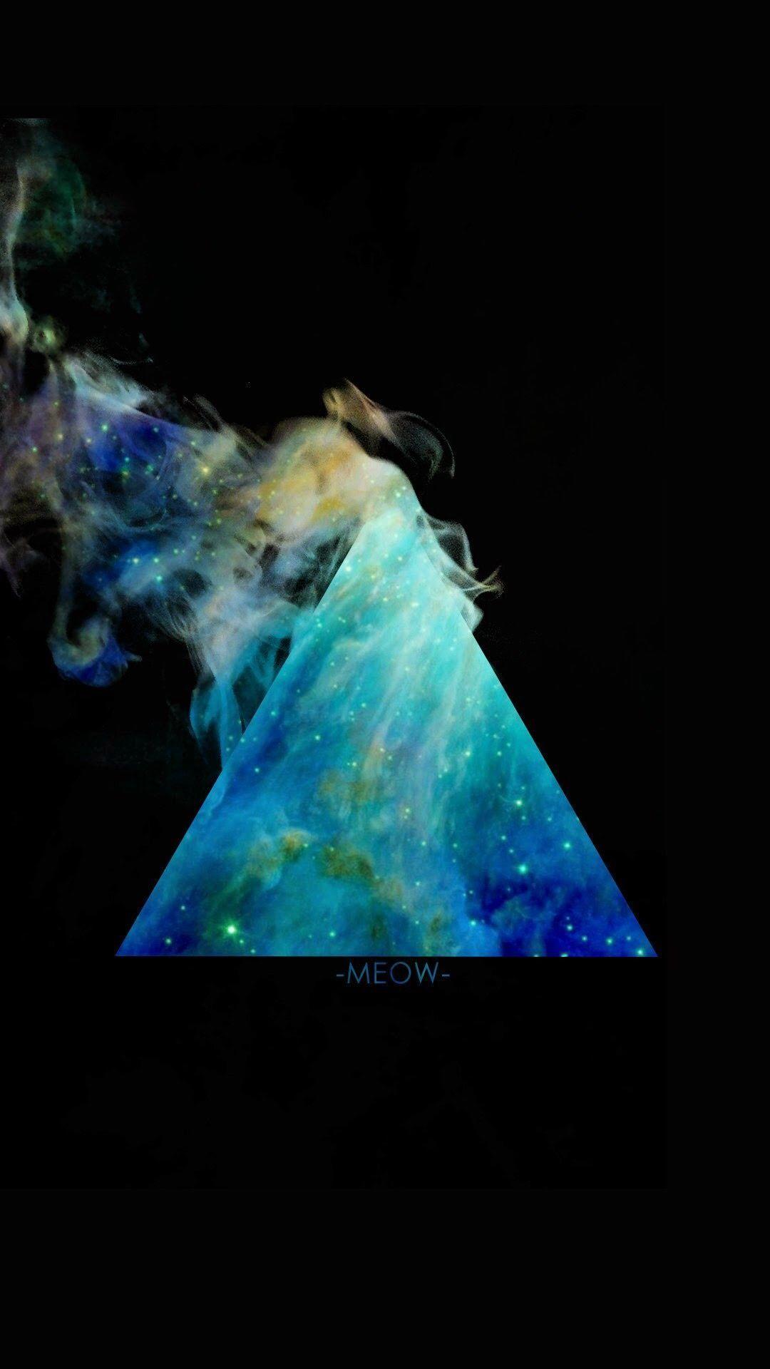 1080x1920 Wallpaper. Triangle art, Art wallpaper