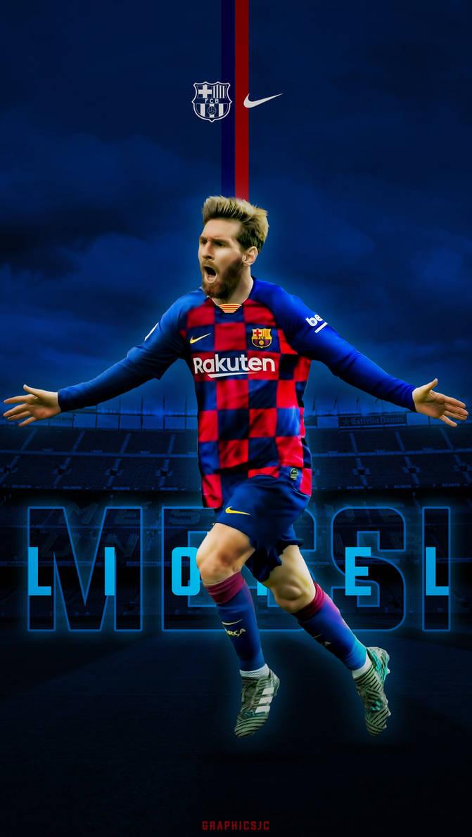 671x1191 Messi Wallpaper