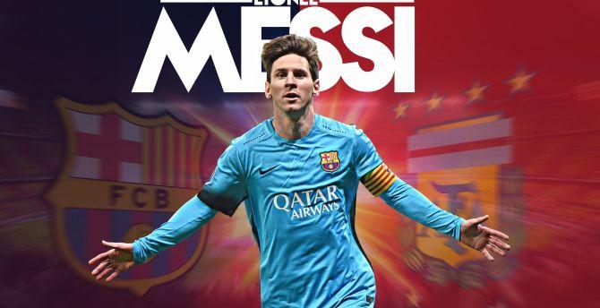 670x344 Lionel messi, fcb, footballer wallpaper, HD image, picture, background, 442485