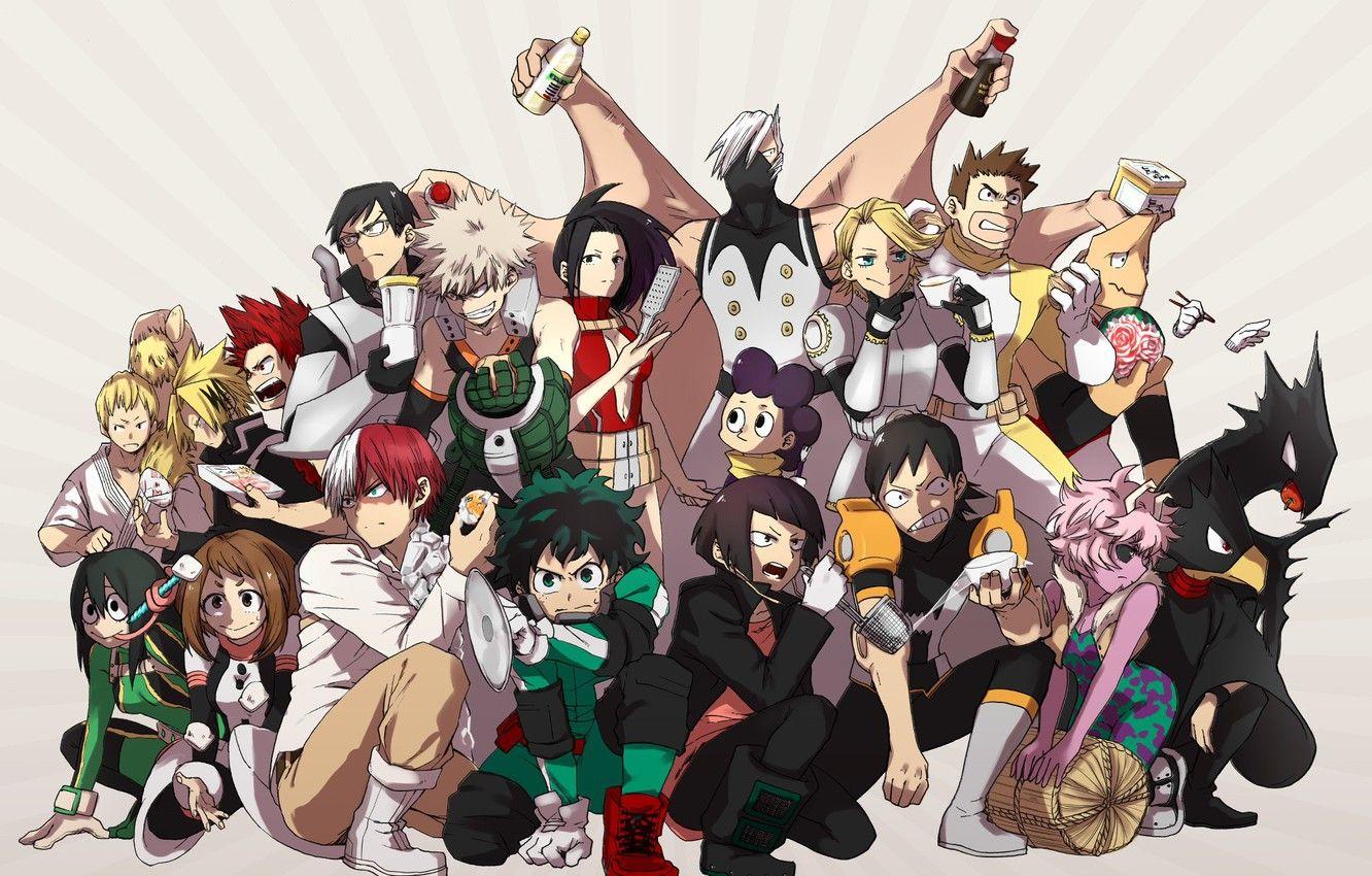 Hình nền 1332x850 Anime, anh hùng, truyện, quyền lực, mạnh mẽ, Yuusha, lựu đạn