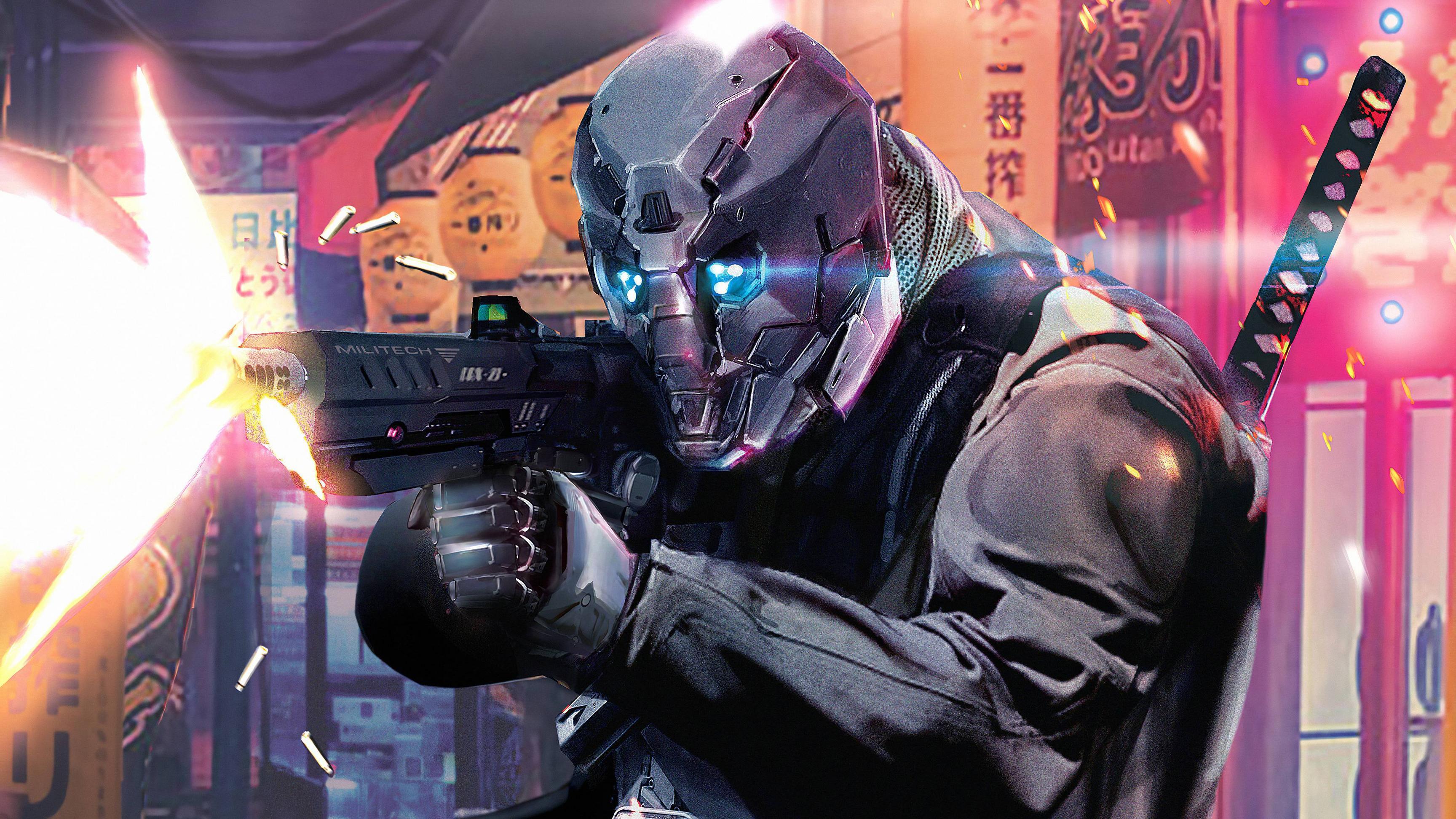 3456x1944 Cyberpunk Cyborg 4k, HD Artist, 4k Wallpaper, Image, Background, Photo and Picture