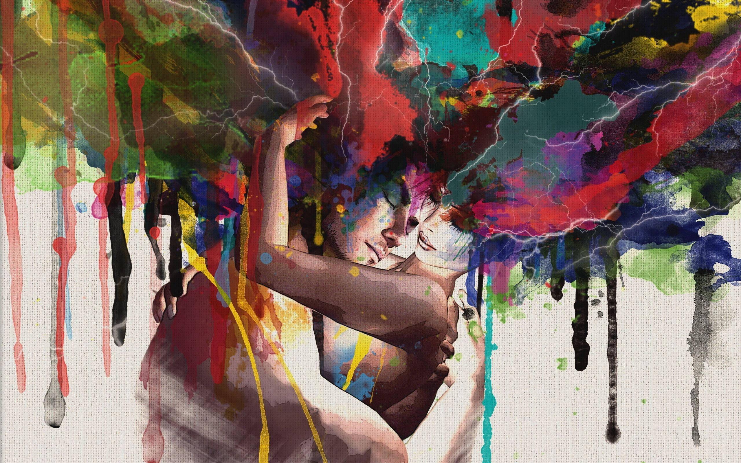 2560x1600 Download Abstract Love Art Wallpaper