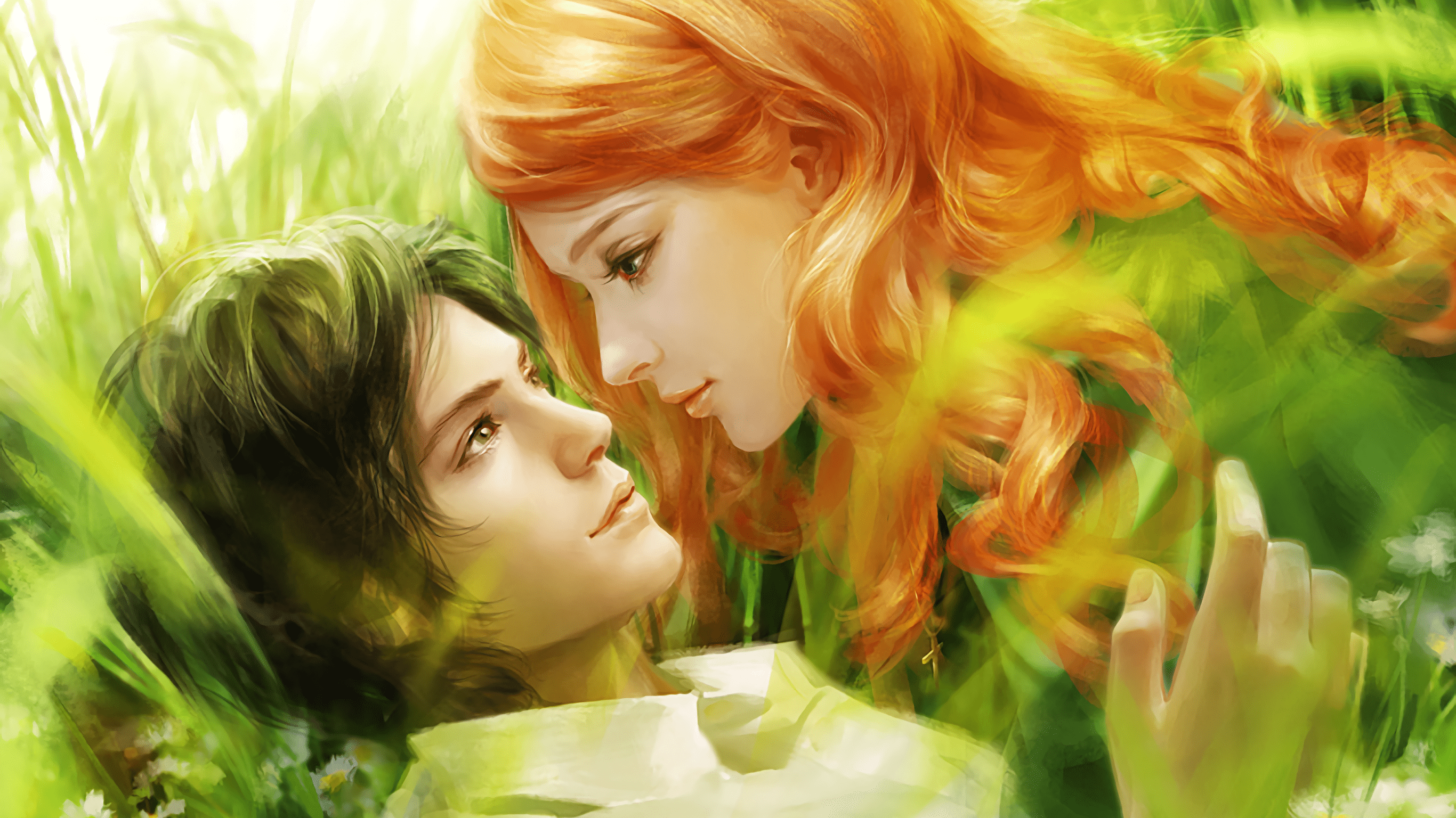 2732x1536 Artistic Love HD Wallpaper and Background