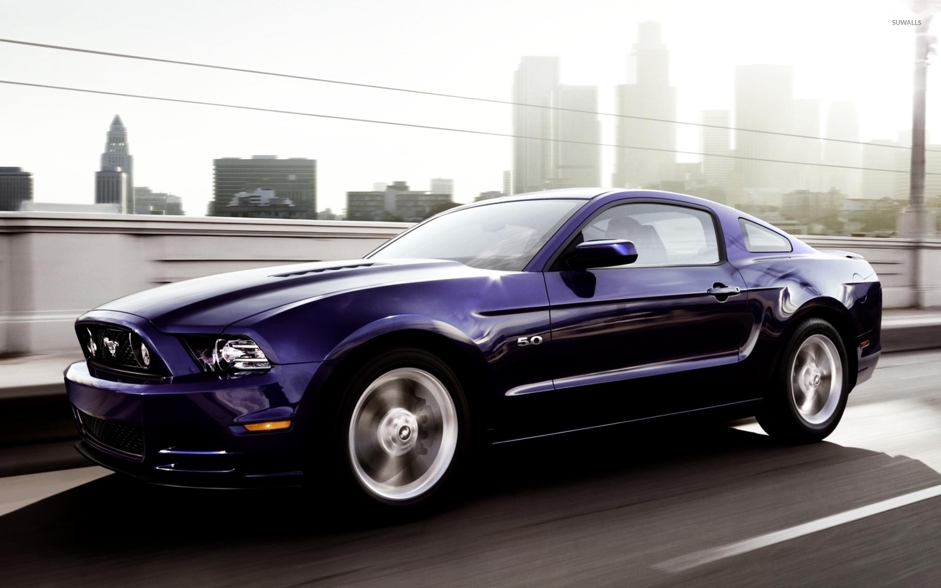 1920x1200 Purple Ford Mustang GT side view wallpaper wallpaper